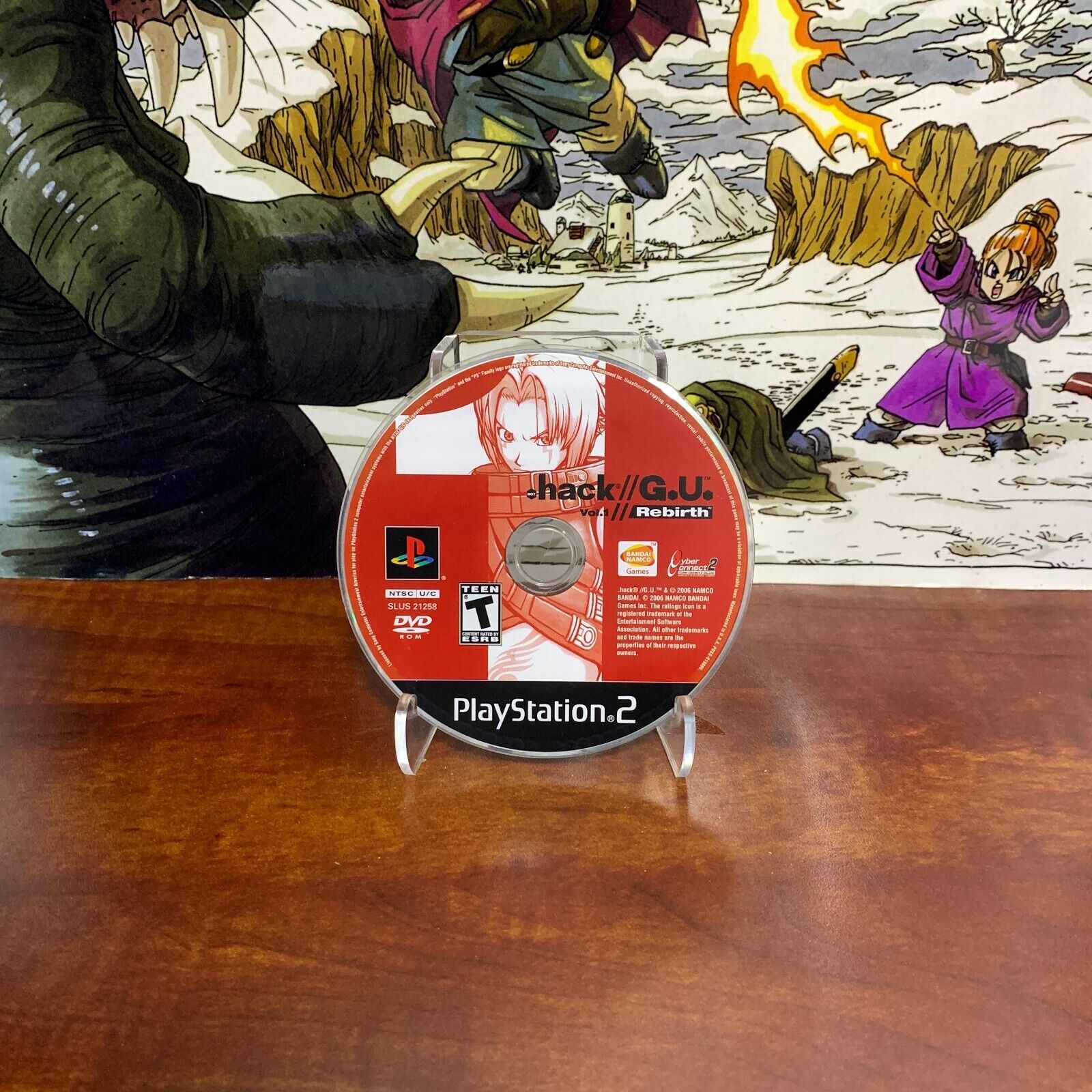 dot .Hack G.U. Rebirth Vol 1 (Sony Playstation 2 PS2) Disc Only & Tested - Very Good