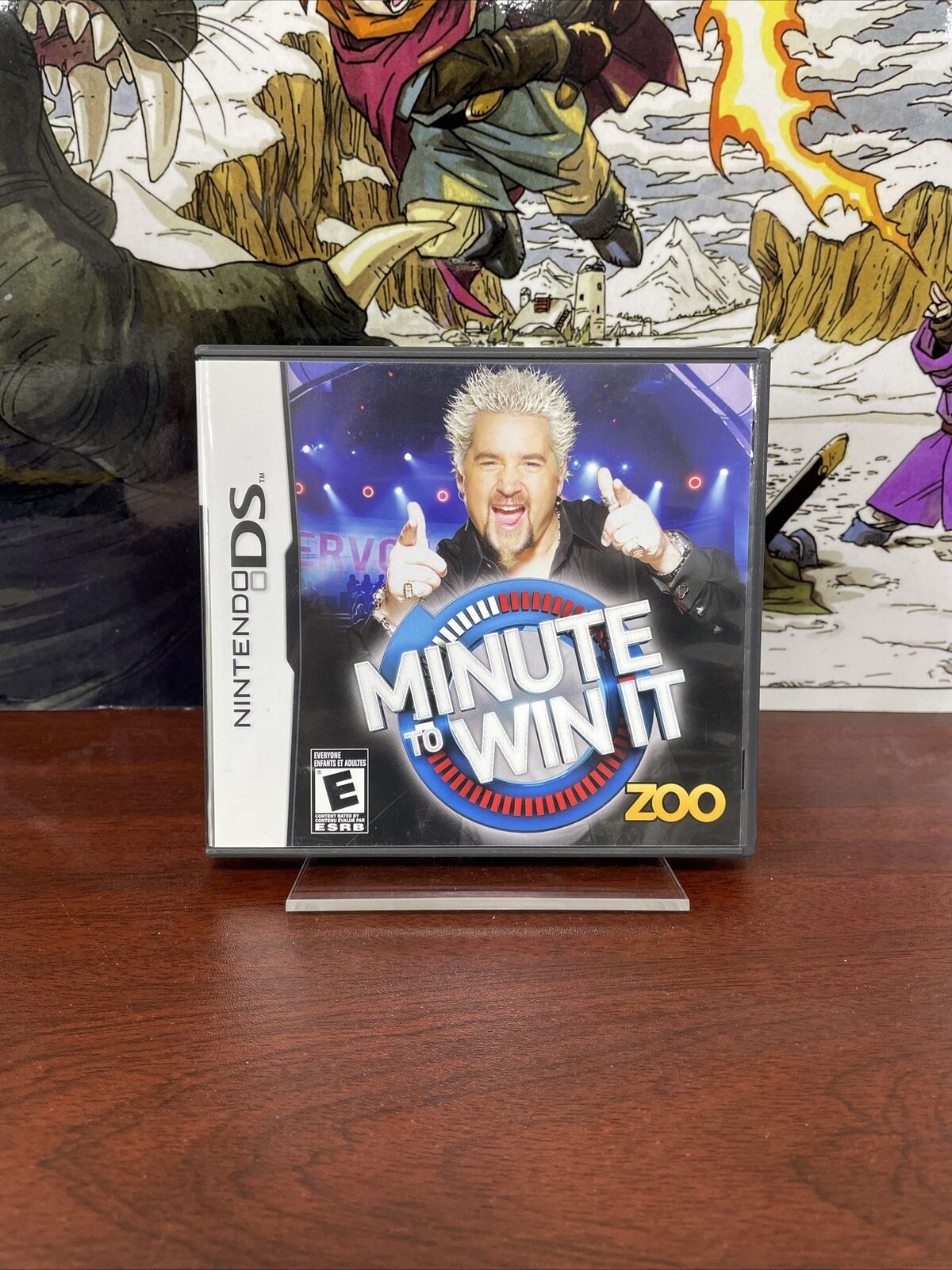 MINUTE TO WIN IT Nintendo DS Guy Fieri Complete CIB Tested - Like New