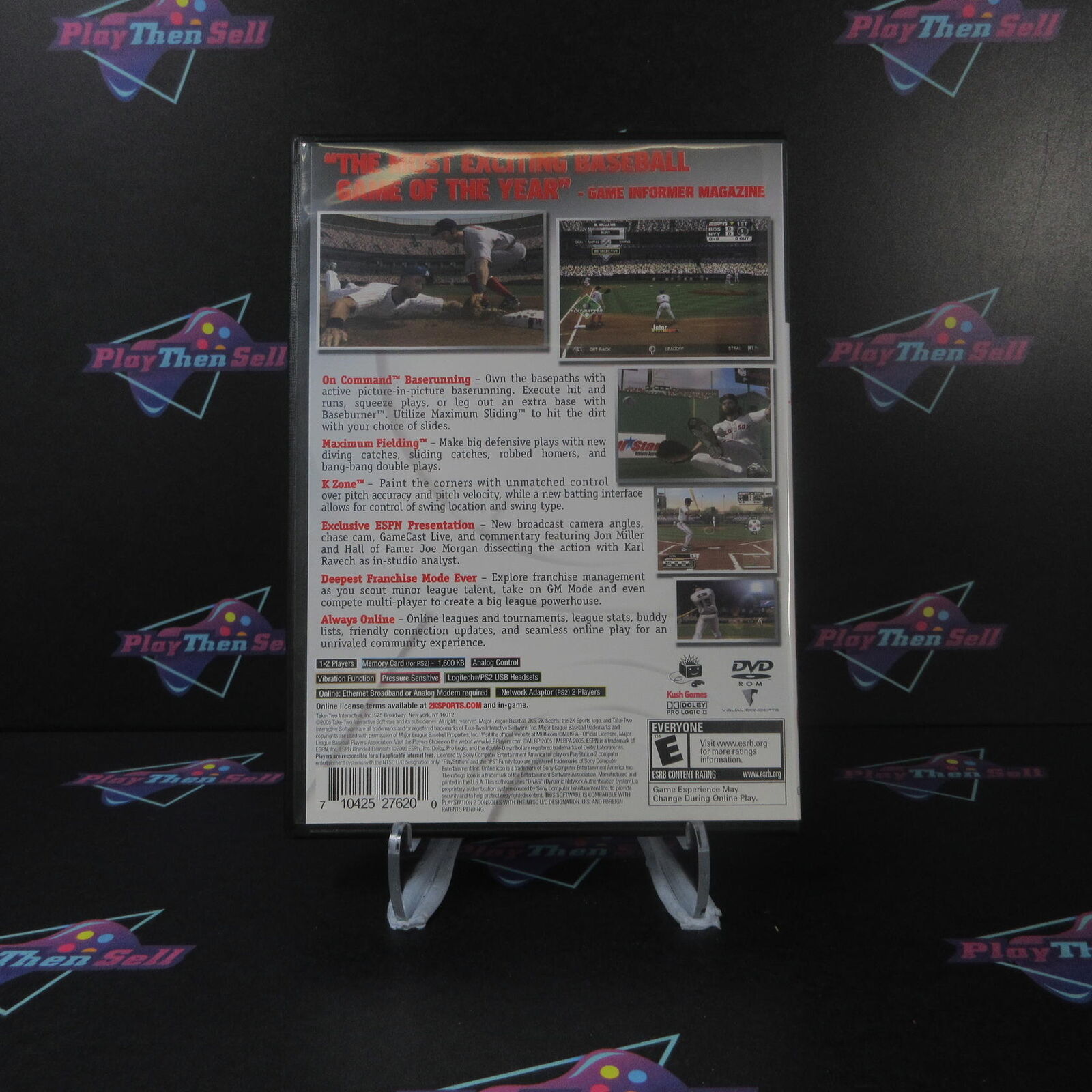 MLB 2K5 PS2 PlayStation 2 - Complete CIB - Like New