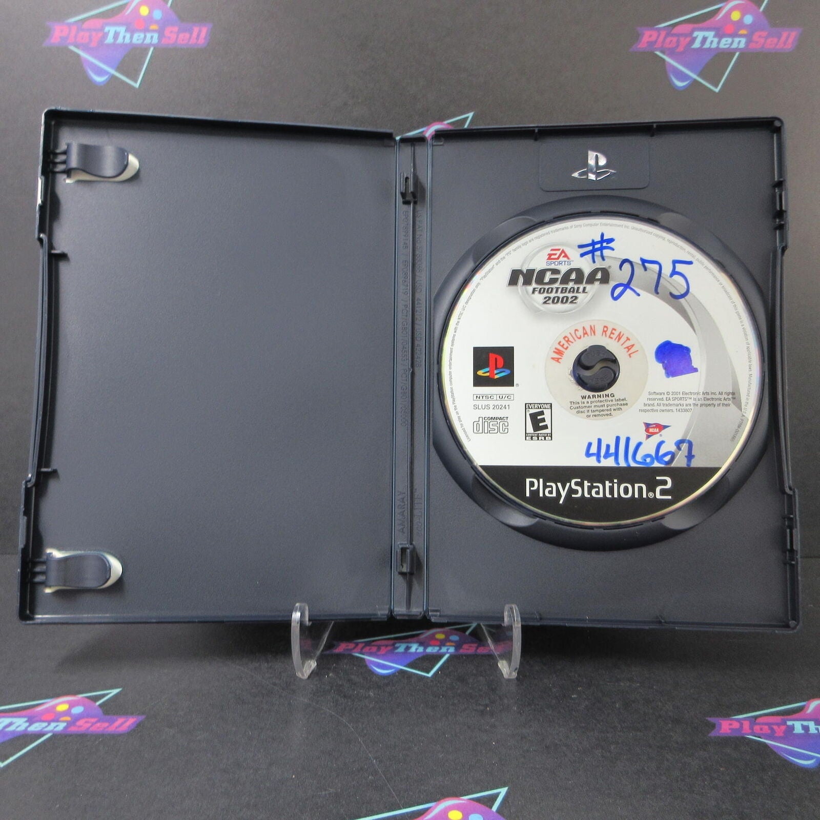 NCAA Football 2002 PS2 PlayStation 2 AD/DD/NM - (See Pics) - Good