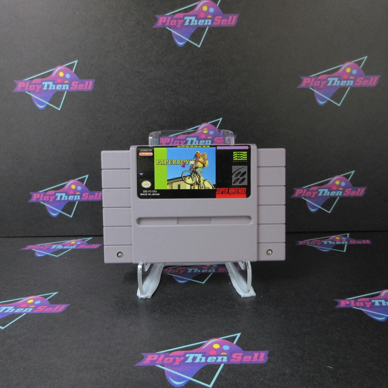 Paperboy 2 Super Nintendo SNES Cartridge Only Authentic / Tested - (See Pics) - Good