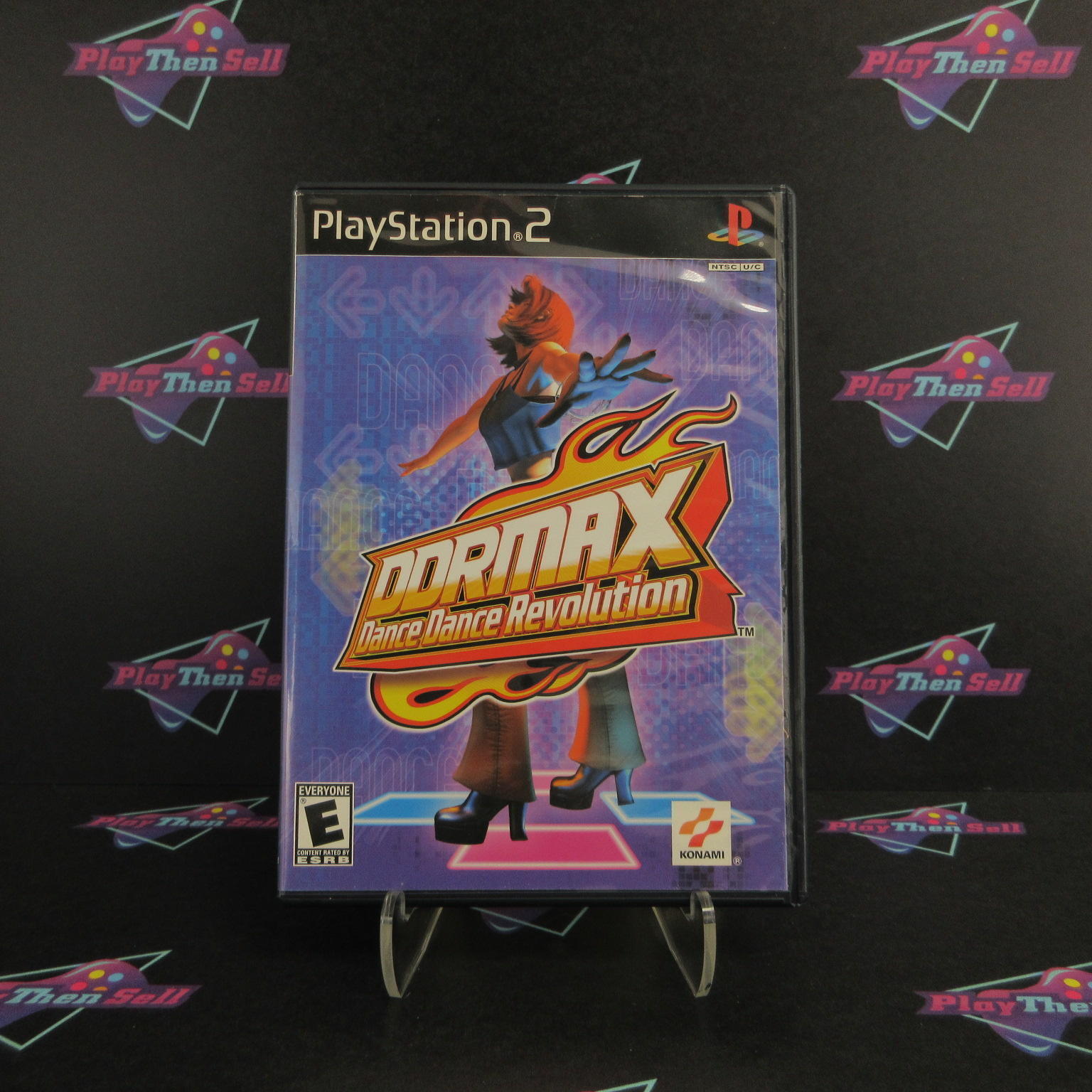 Dance Dance Revolution DDR Max PS2 PlayStation 2 - Game & Case - Very Good