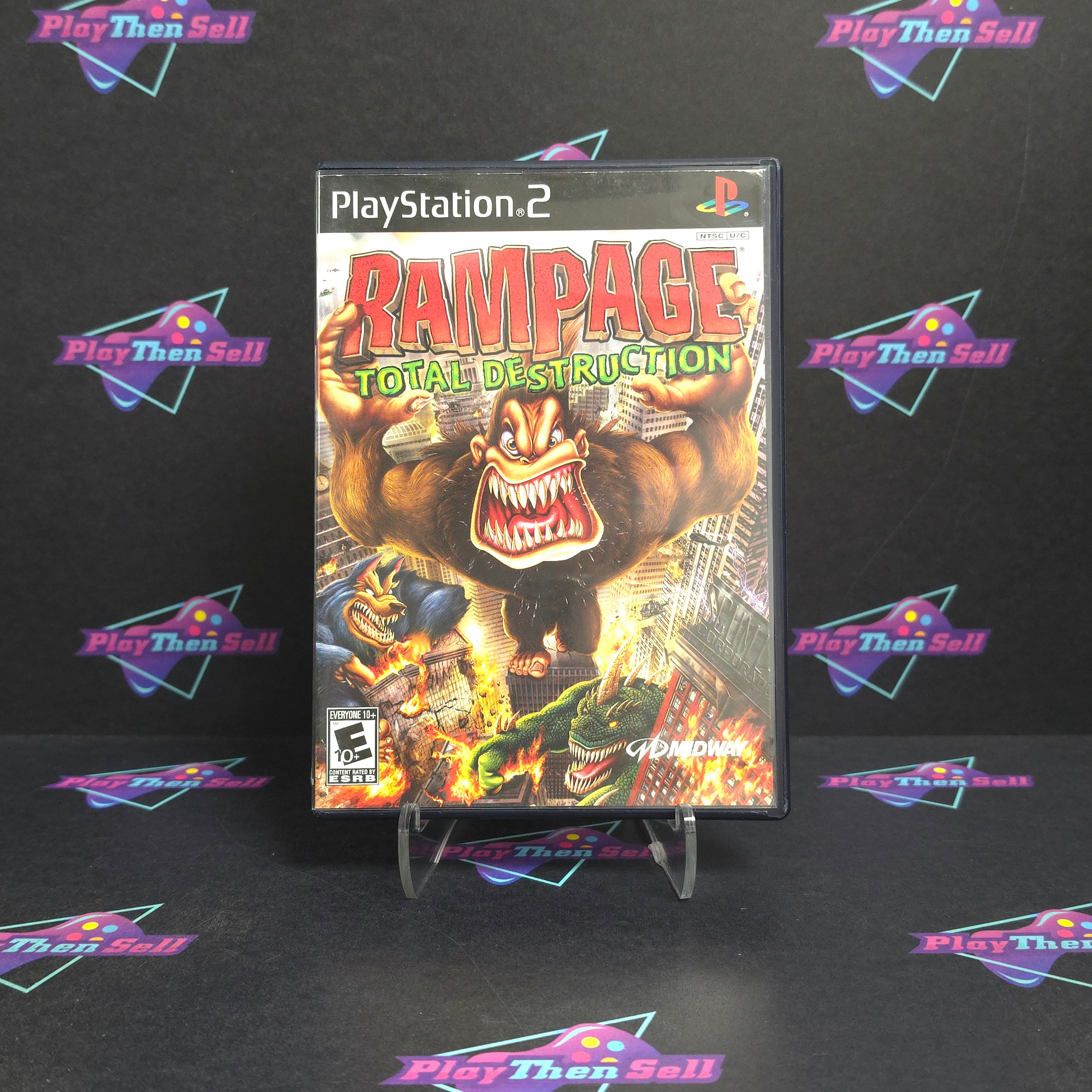 Rampage Total Destruction PS2 PlayStation 2 - Very Good
