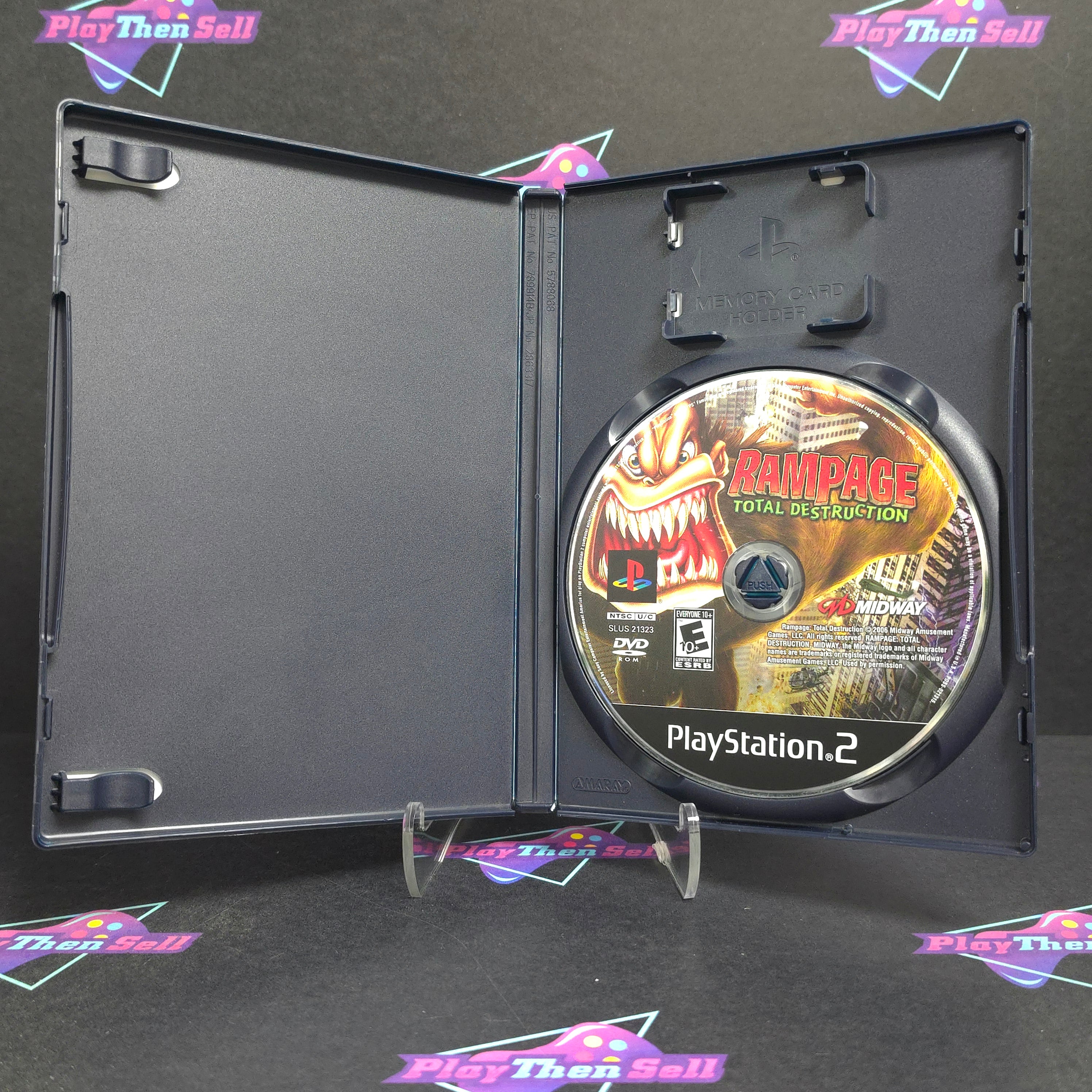 Rampage Total Destruction PS2 PlayStation 2 - Very Good