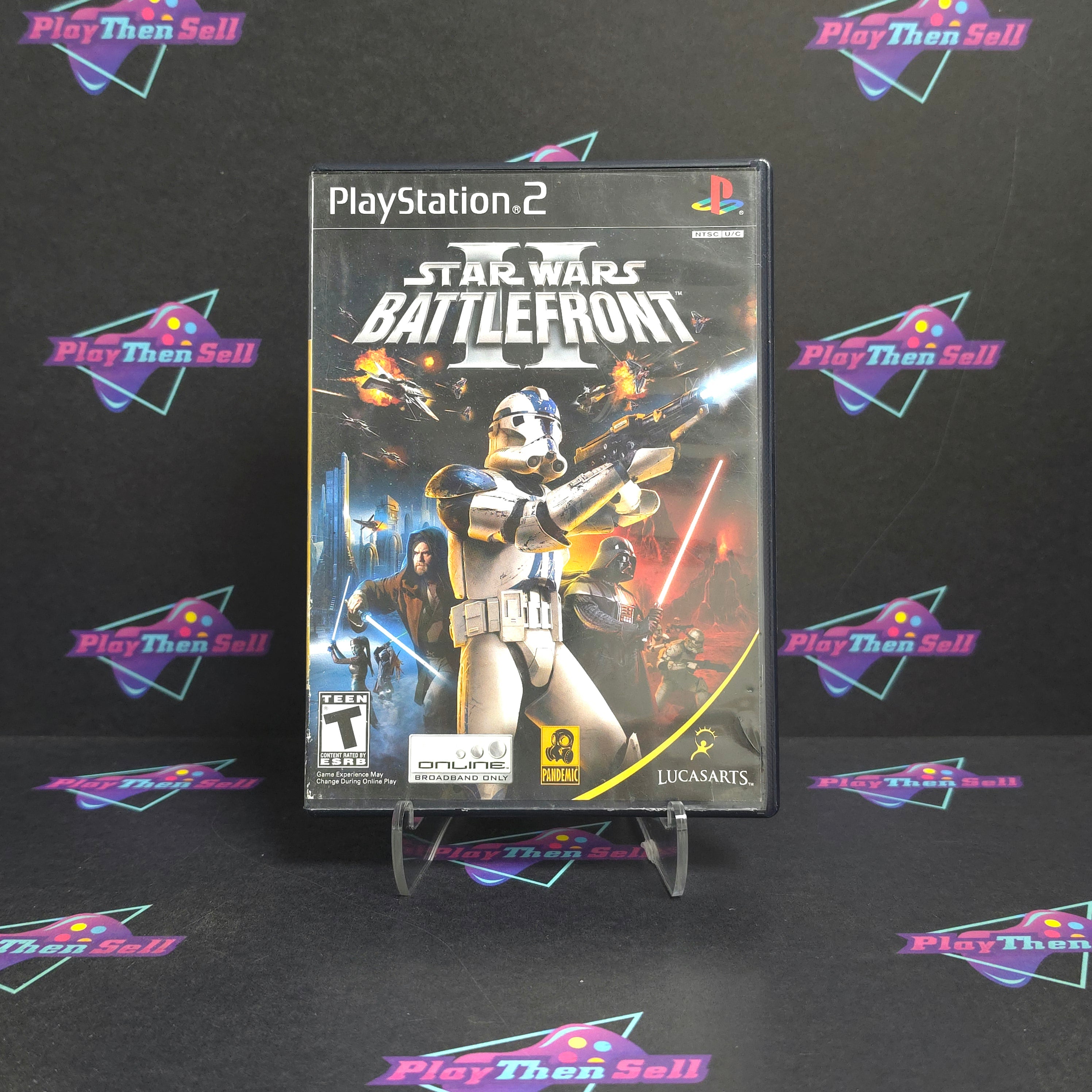 Star Wars Battlefront II (2) PlayStation 2 PS2 - Very Good