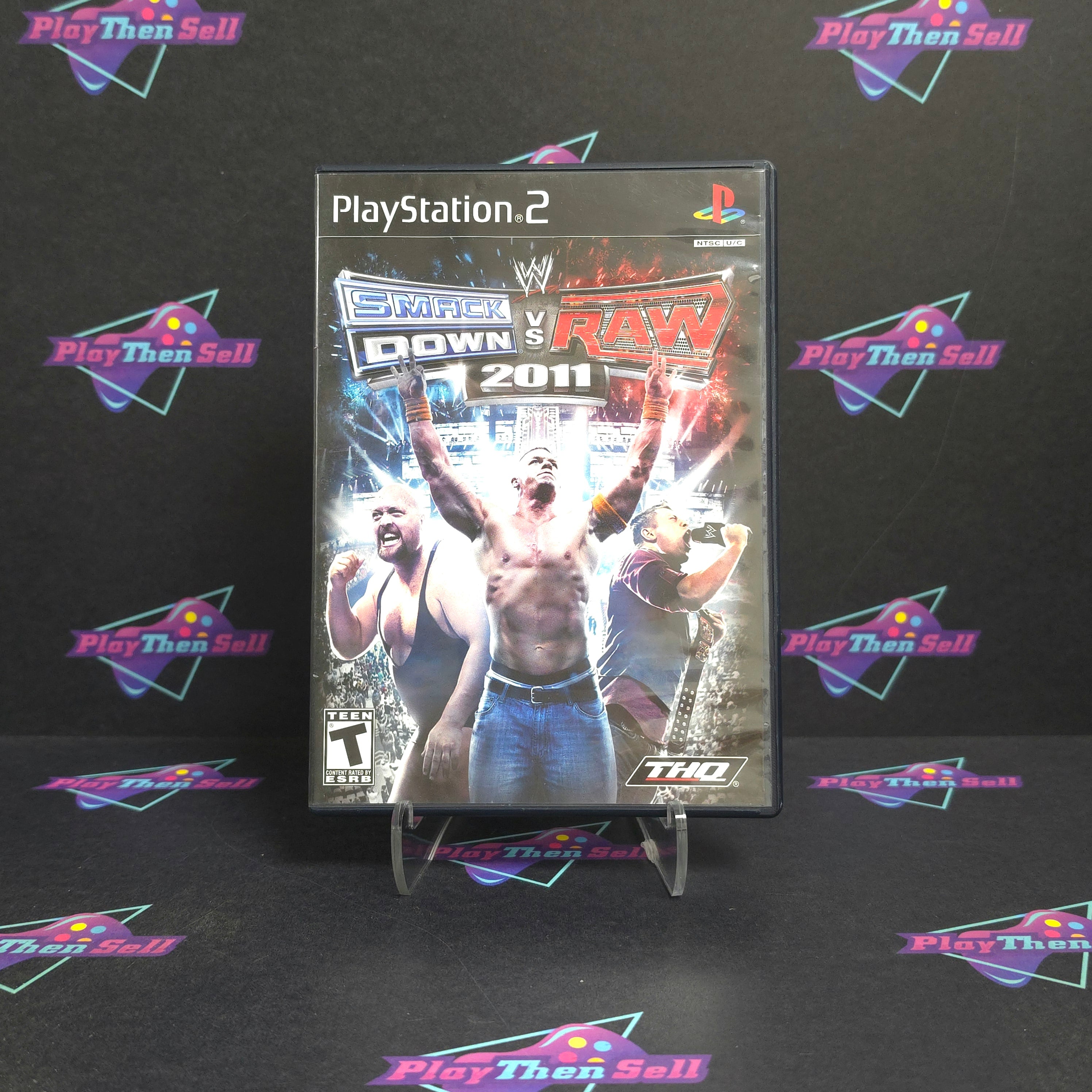WWE SmackDown vs Raw 2011 PS2 PlayStation 2 - Very Good