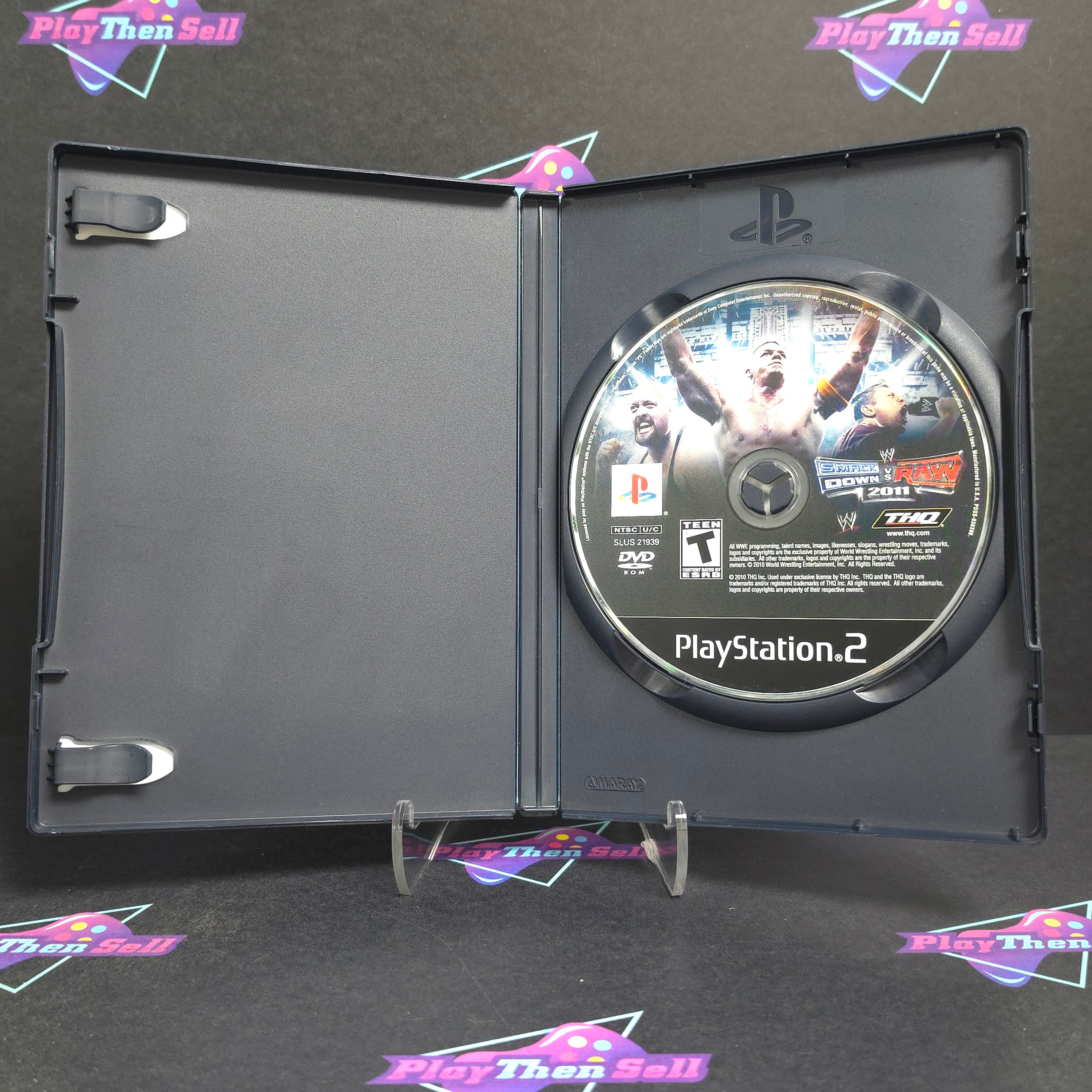 WWE SmackDown vs Raw 2011 PS2 PlayStation 2 - Very Good
