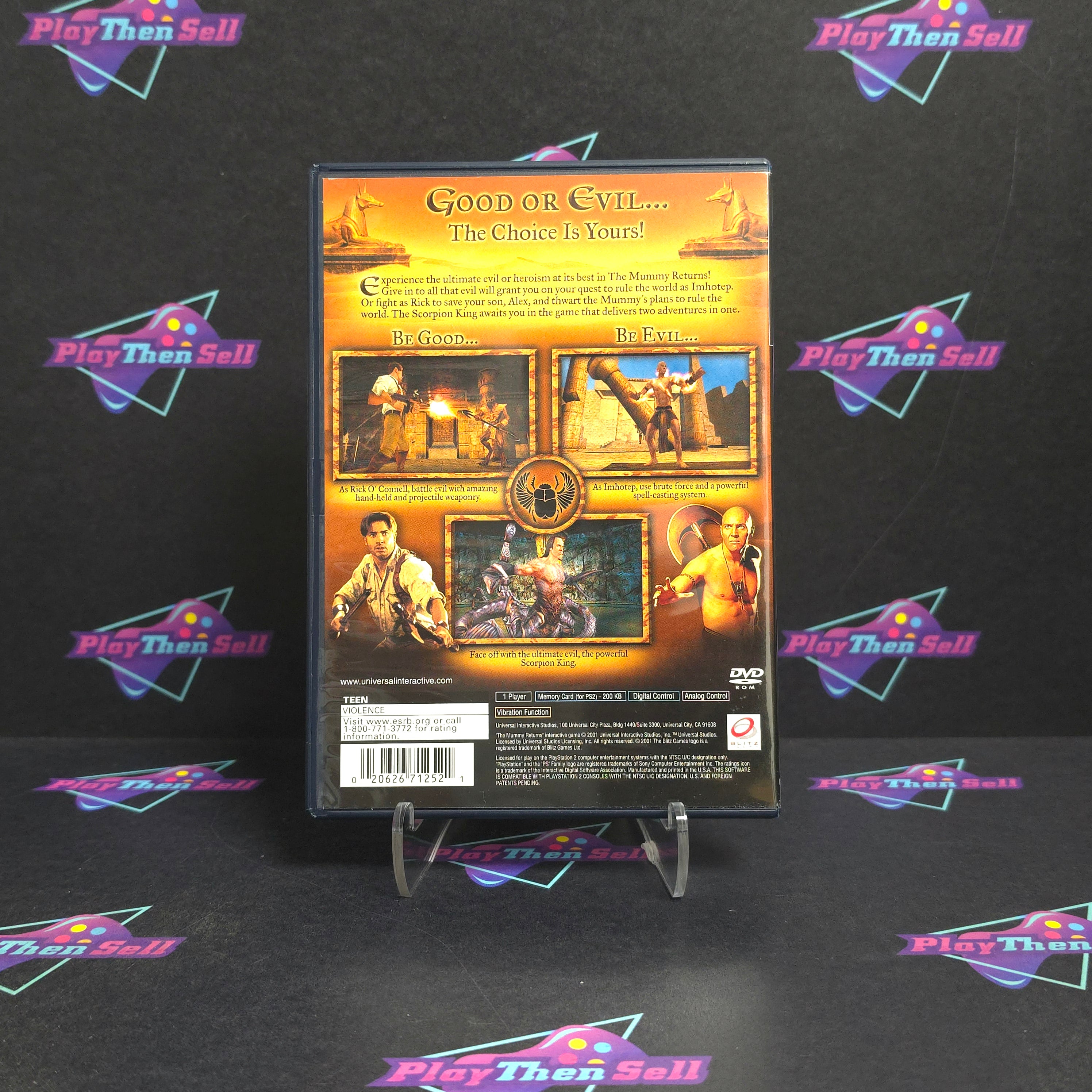 The Mummy Returns PS2 PlayStation 2 Complete - Excellent
