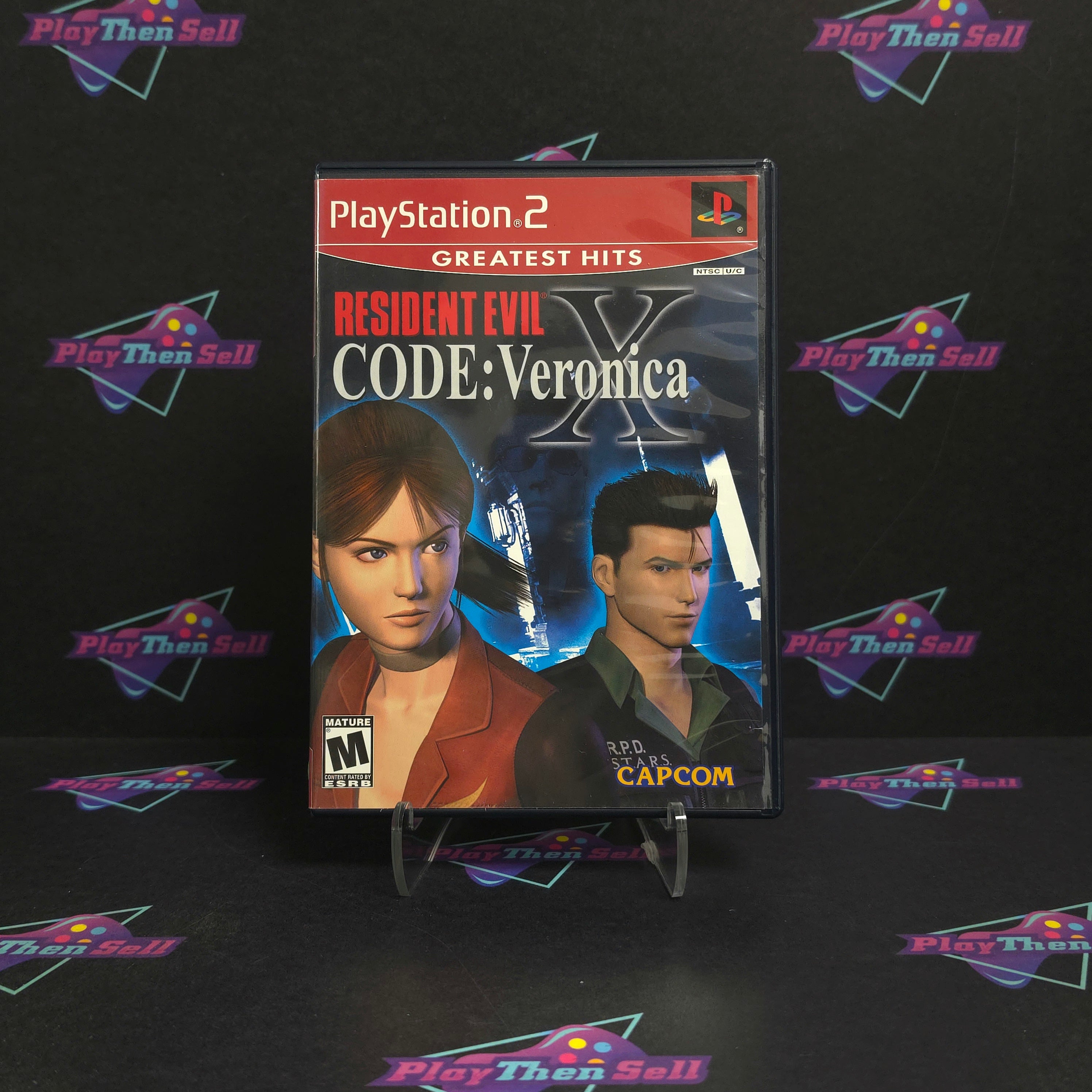 Resident Evil Code Veronica X PS2 PlayStation 2 GH - Very Good