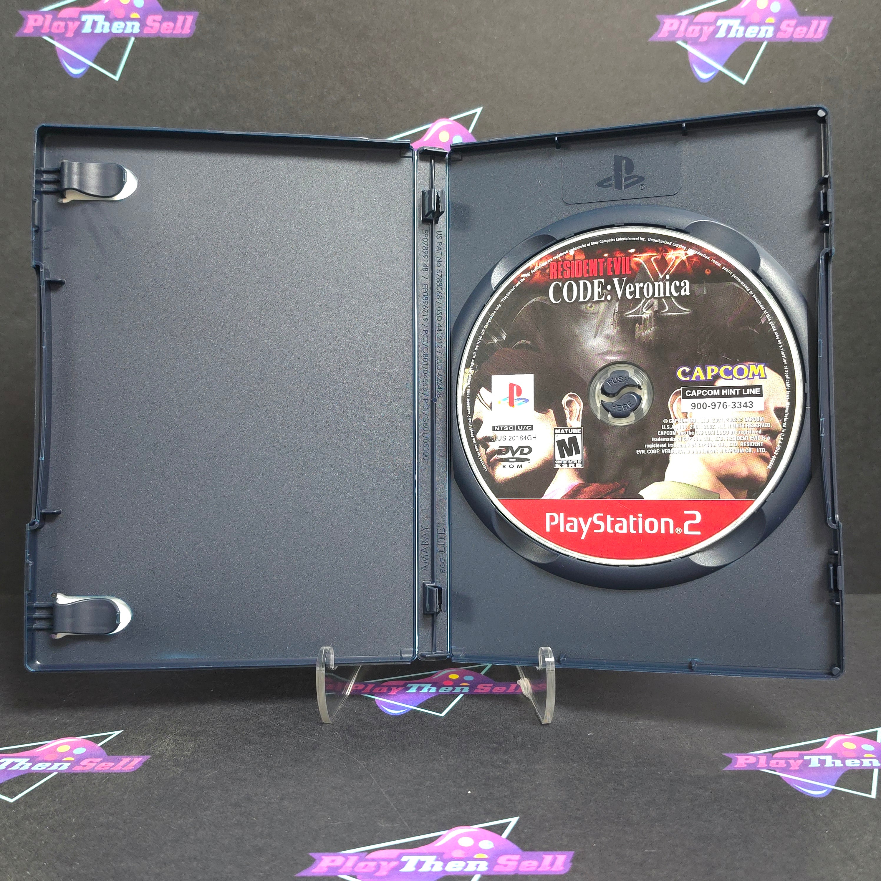 Resident Evil Code Veronica X PS2 PlayStation 2 GH - Very Good