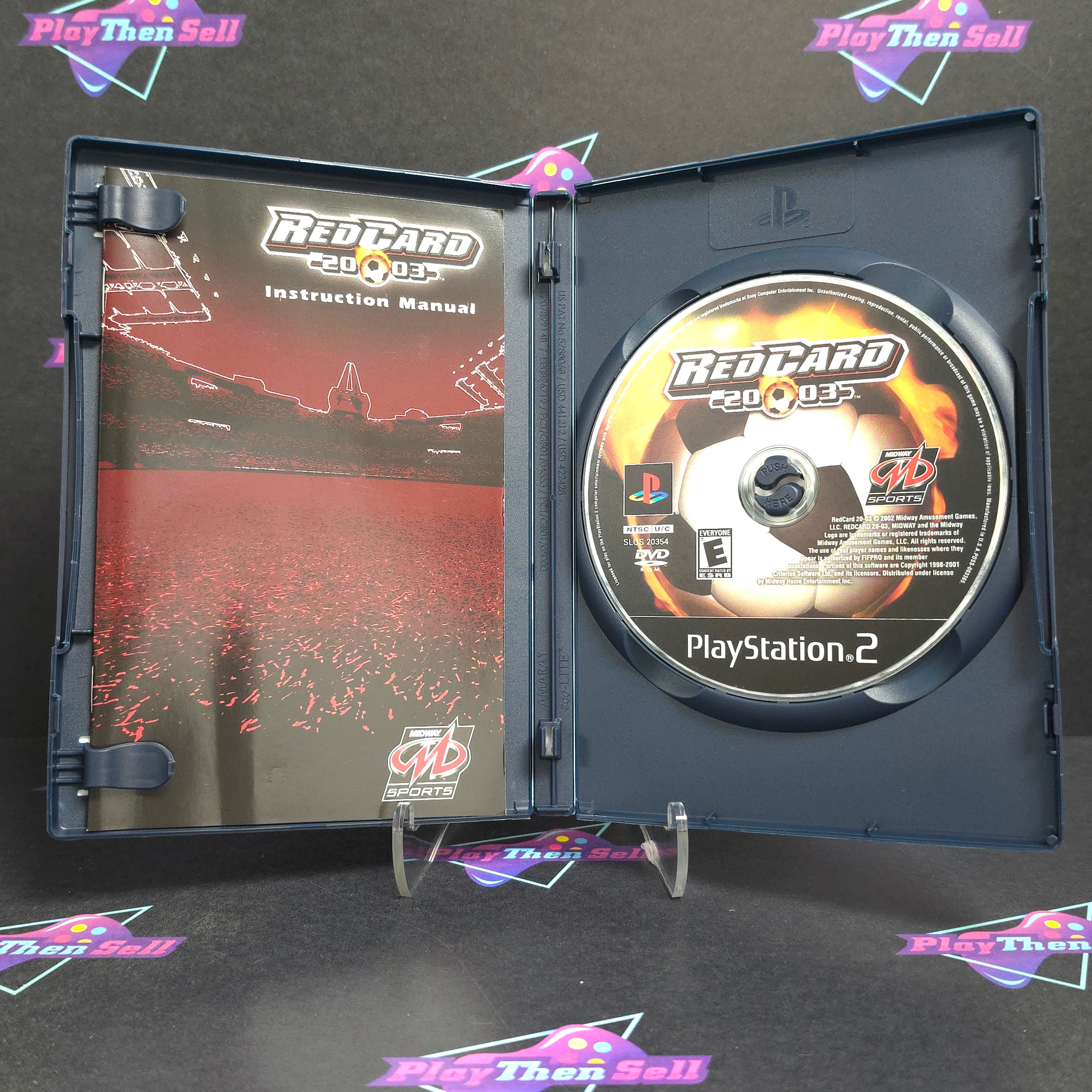 Red Card 2003 PS2 PlayStation 2 + Reg Complete - Excellent