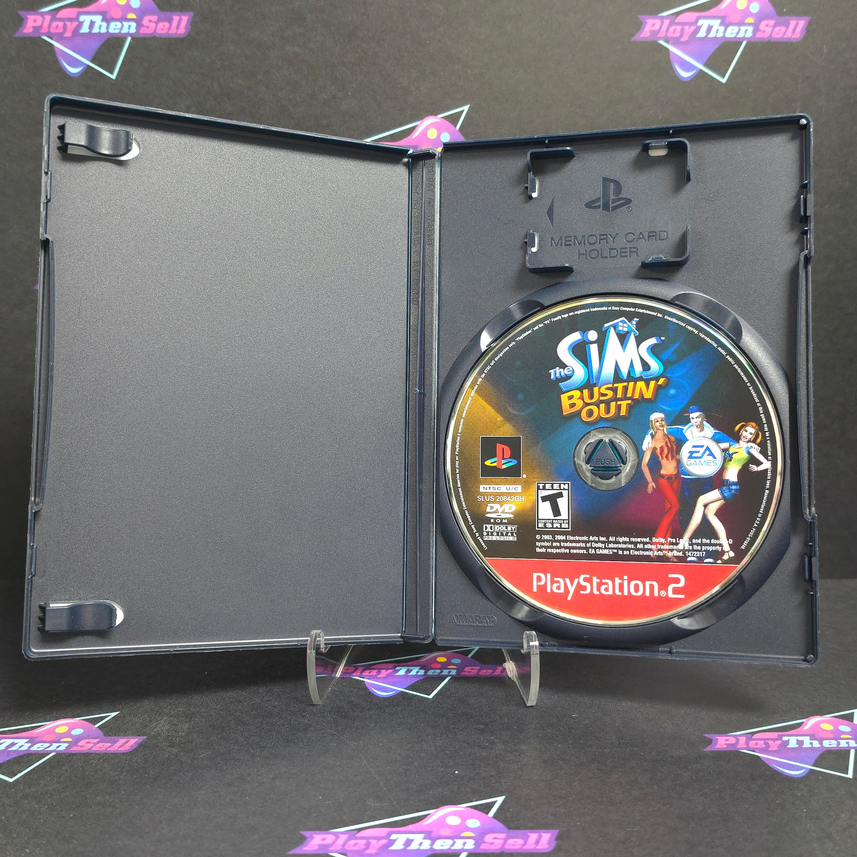 The Sims Bustin' Out PS2 PlayStation 2 GH - Very Good
