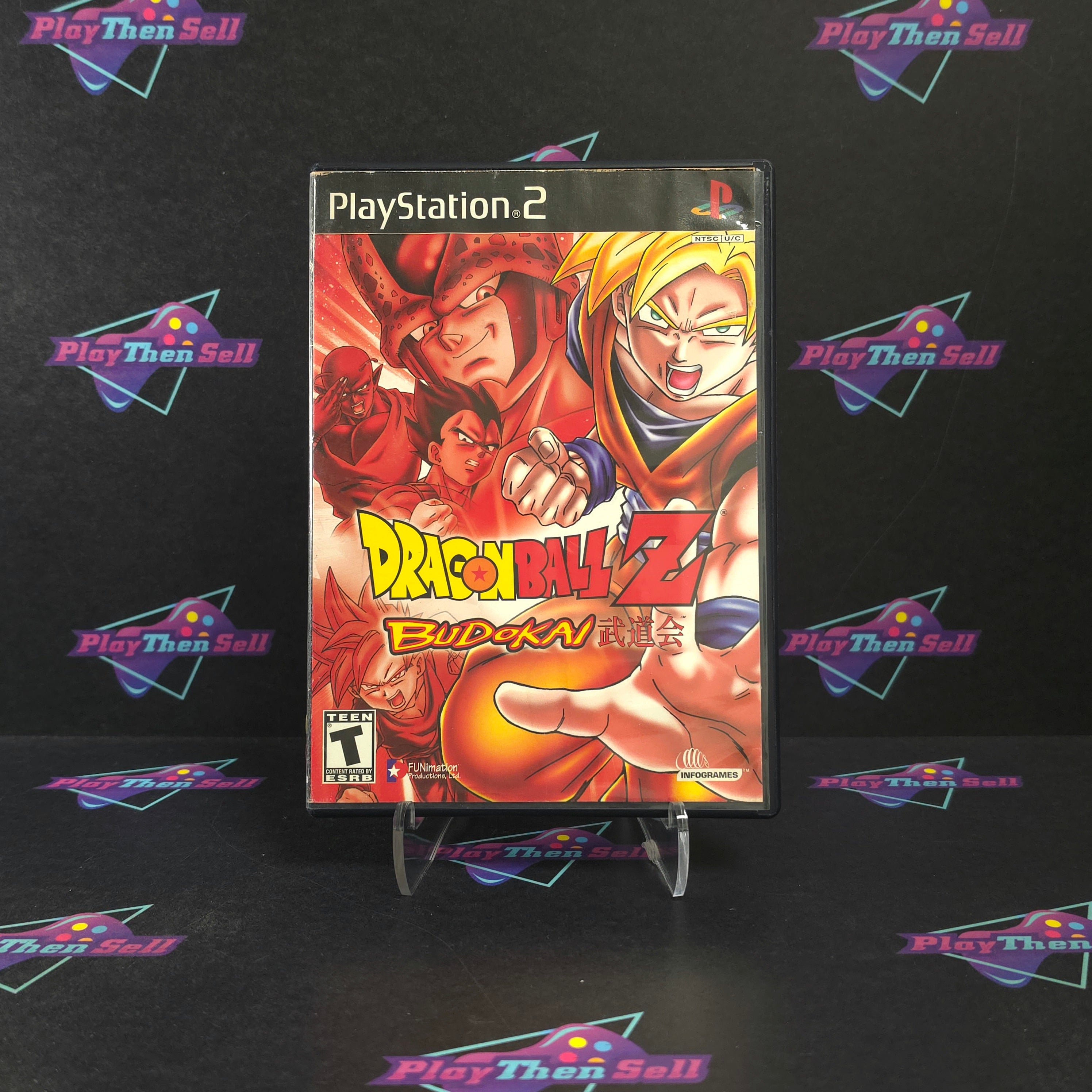 Dragon Ball Z Budokai PS2 PlayStation 2 + Poster Complete - Very Good