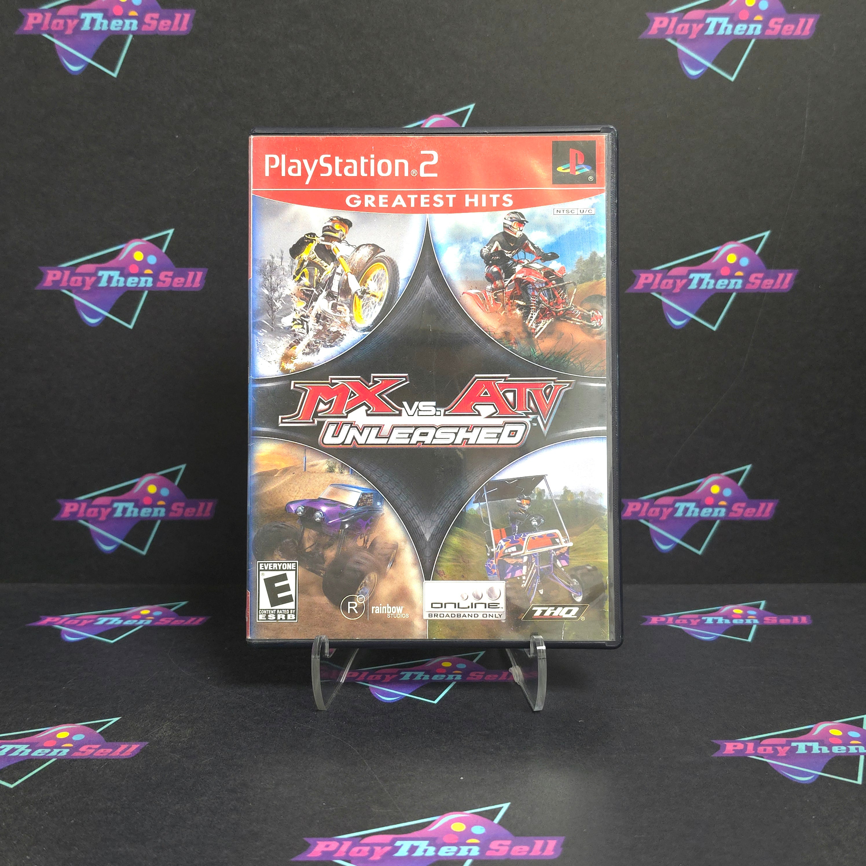 MX vs ATV Unleashed PS2 PlayStation 2 GH Complete - Very Good