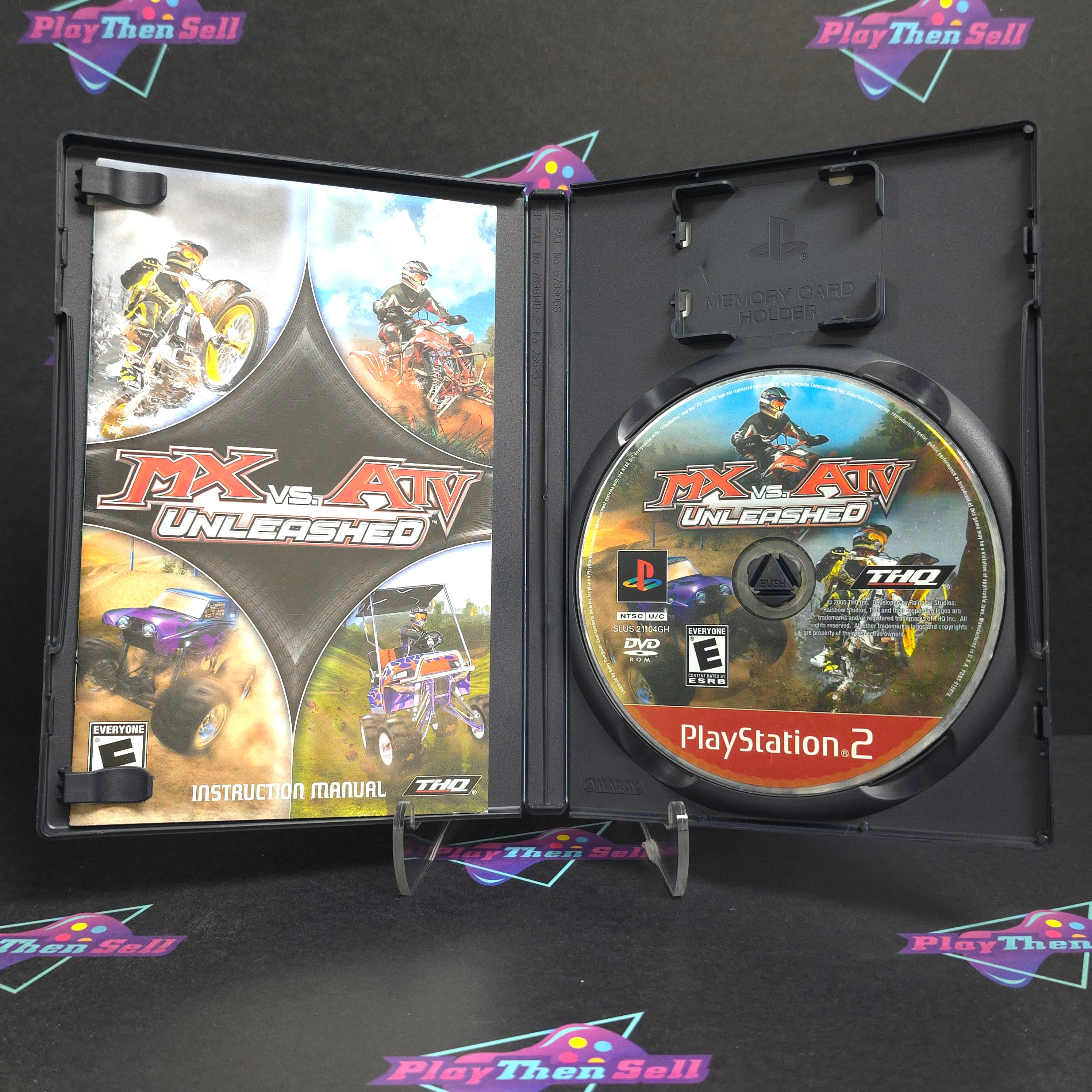 MX vs ATV Unleashed PS2 PlayStation 2 GH Complete - Very Good