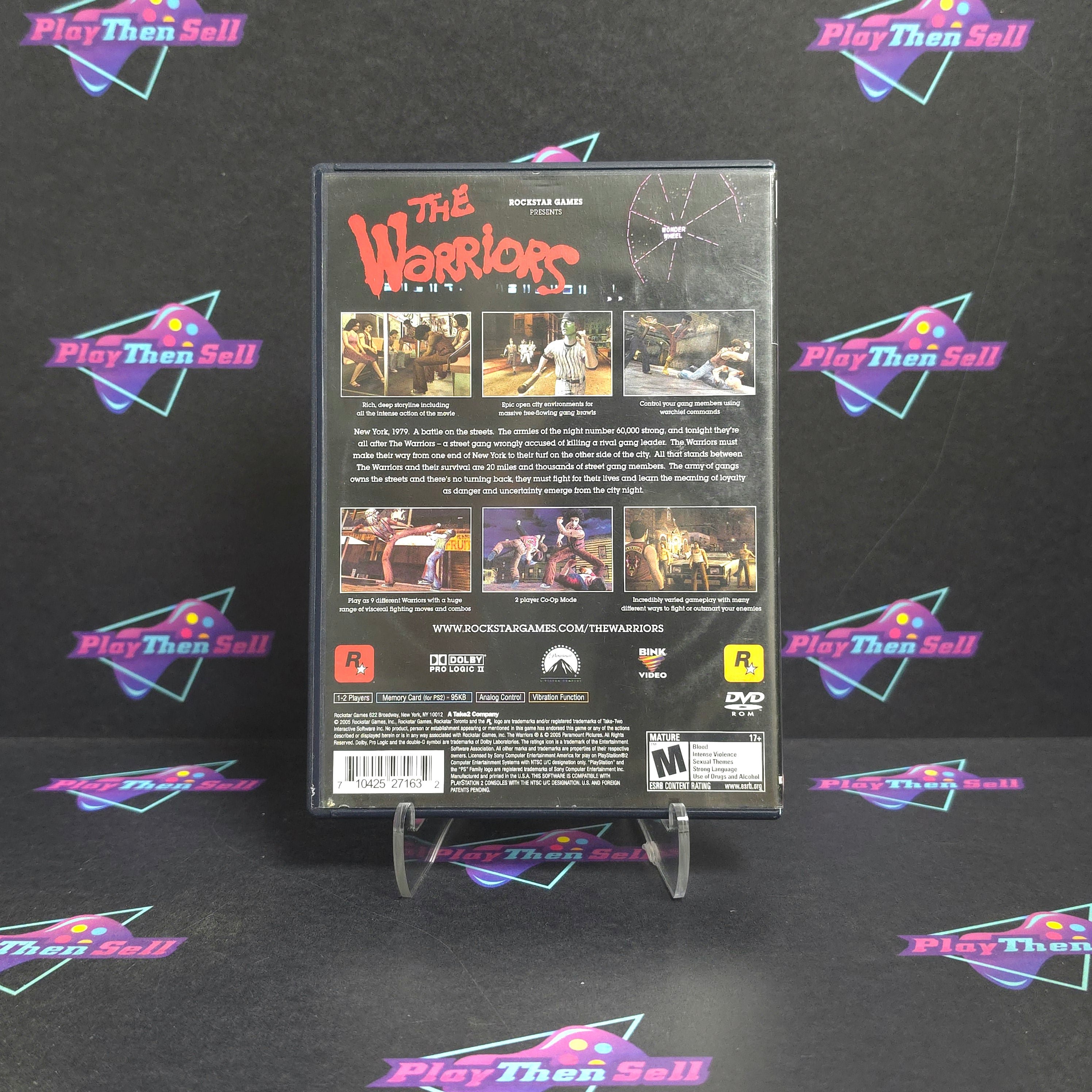 The Warriors PS2 PlayStation 2 Complete - Very Good