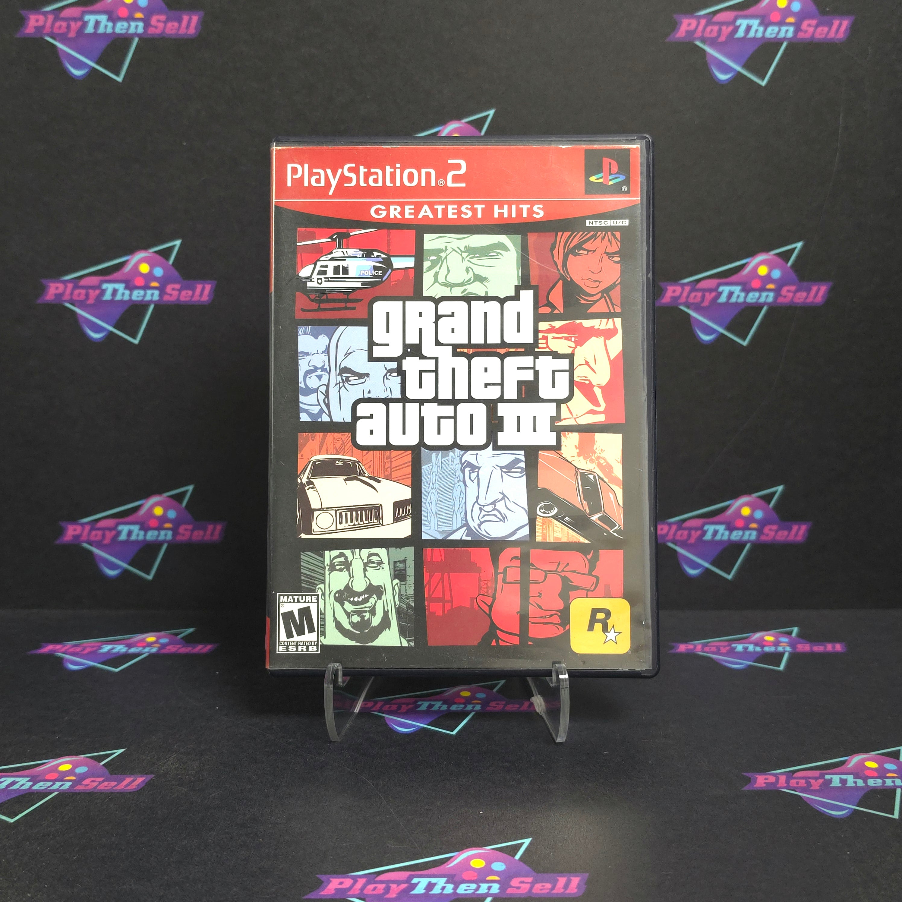 Grand Theft Auto III (3) PS2 PlayStation 2 GH + Map Complete - Very Good