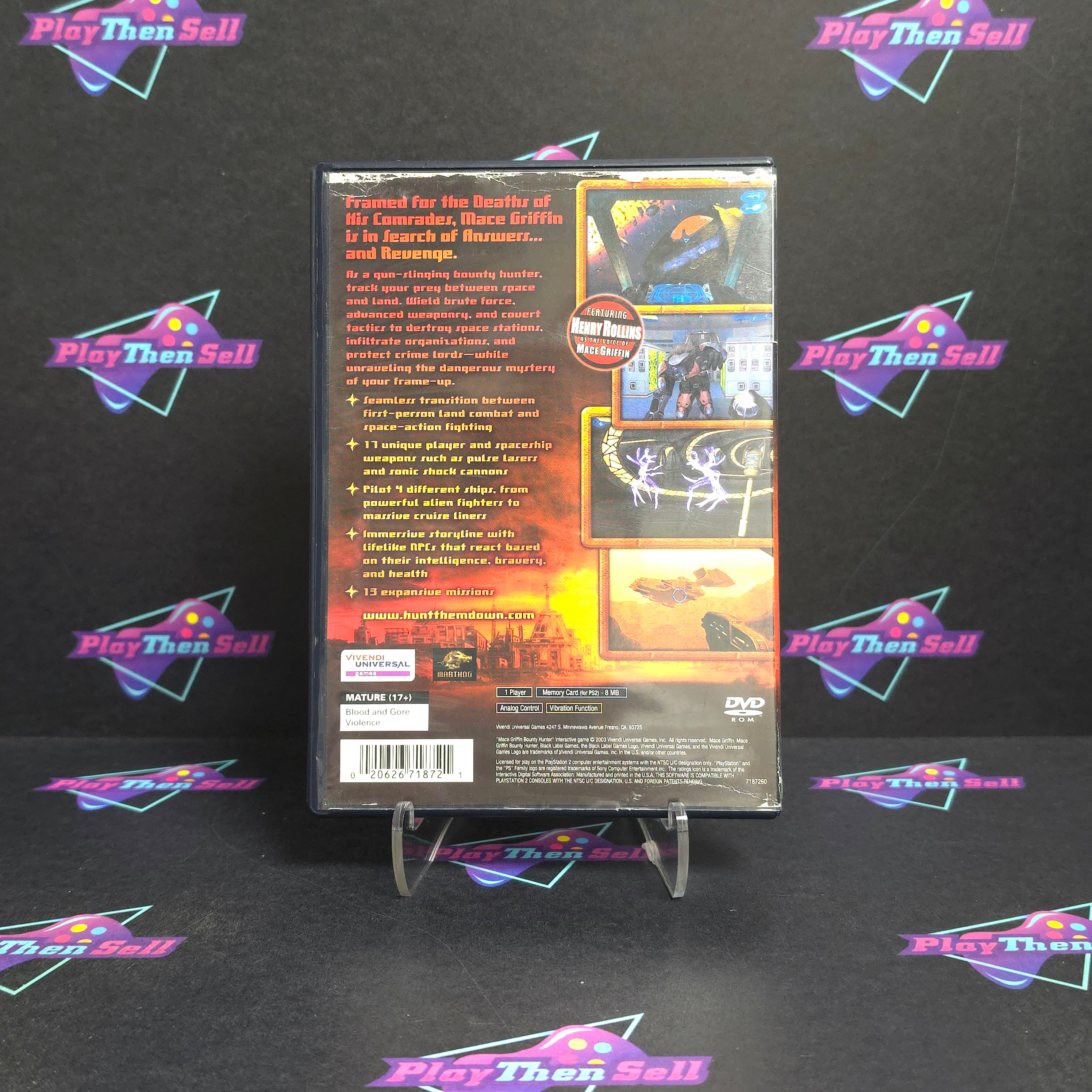 Mace Griffin Bounty Hunter PS2 PlayStation 2 - Very Good