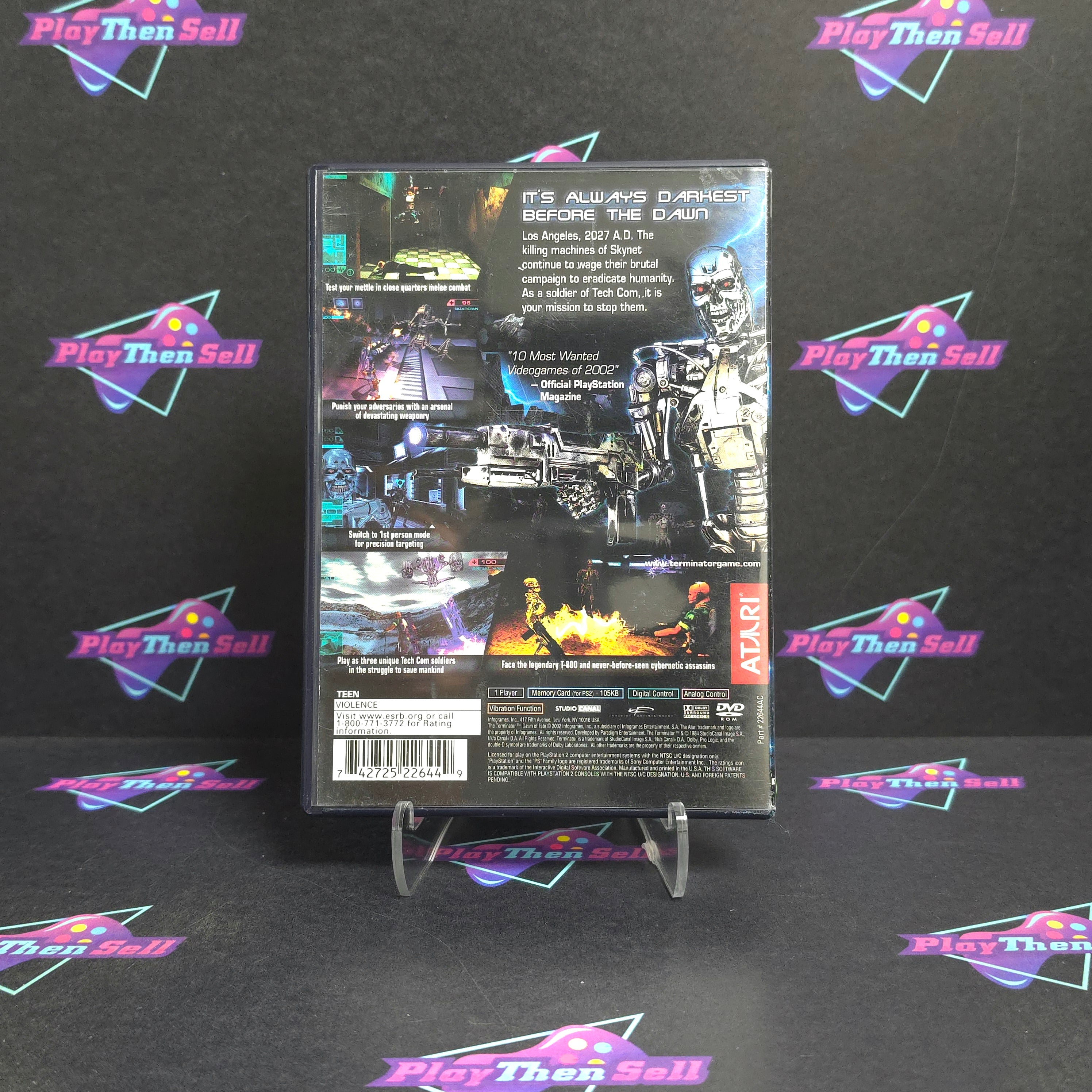 The Terminator Dawn of Fate PS2 PlayStation 2 - Very Good