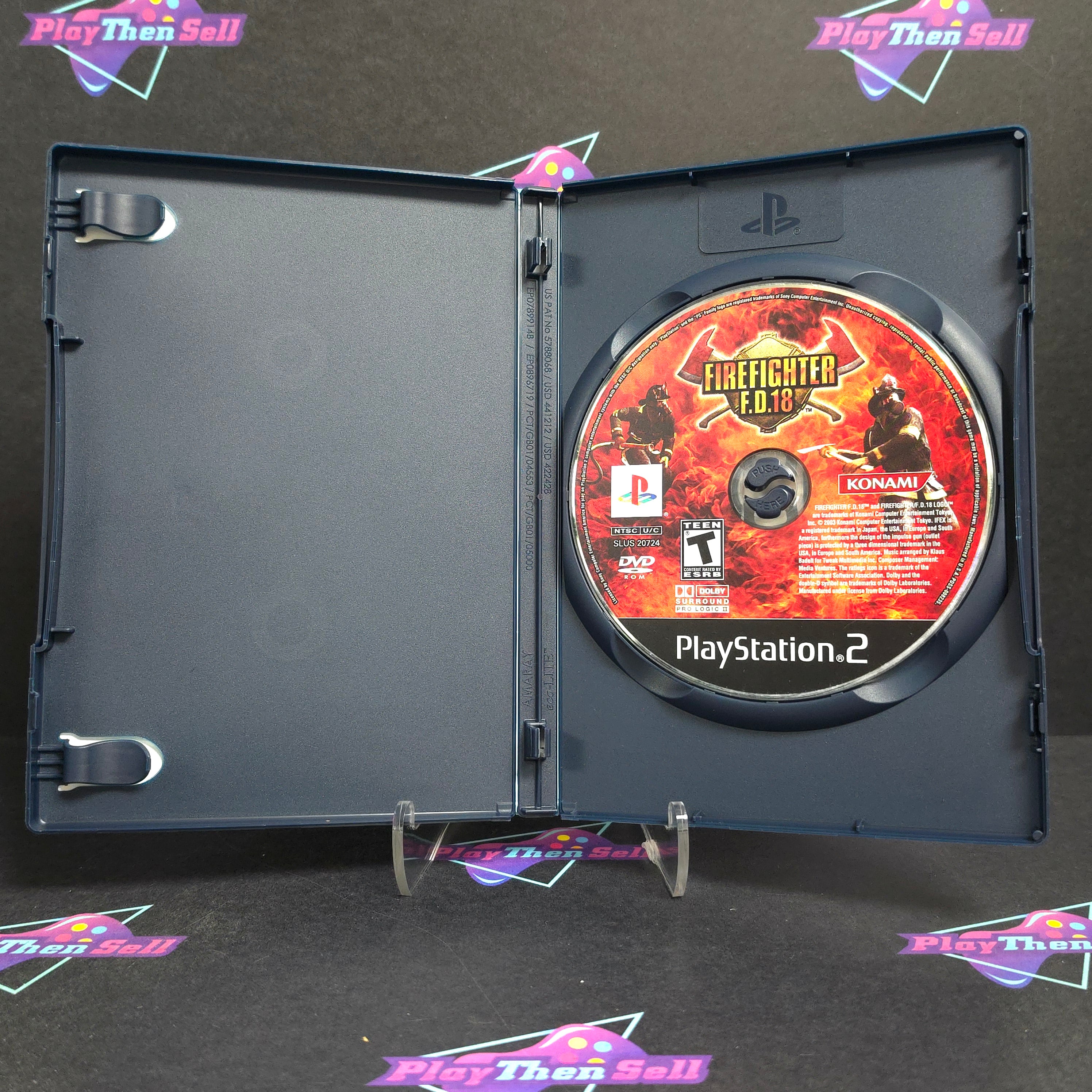 Firefighter F.D. 18 PS2 PlayStation 2 - Very Good