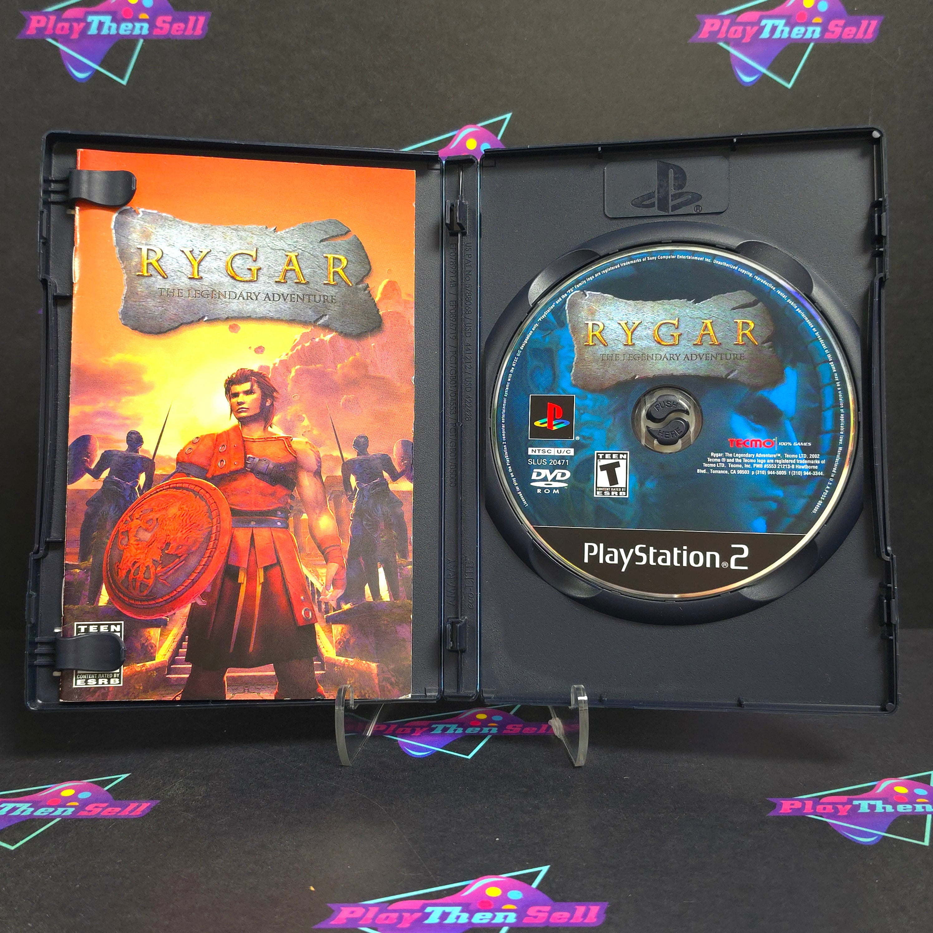 Rygar The Legendary Adventure PS2 PlayStation 2 + Lenticular Cover CIB - Excellent