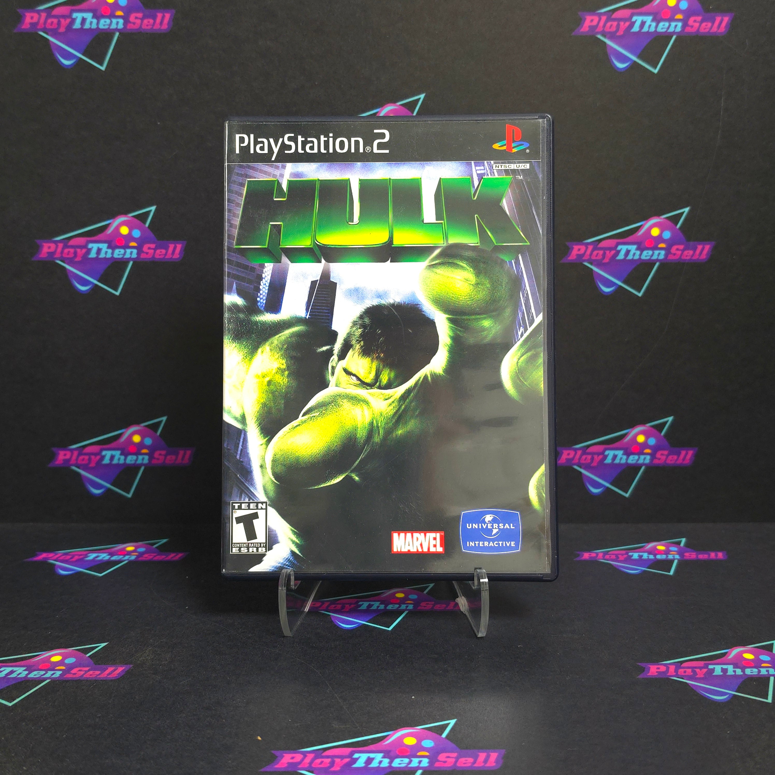 Hulk PS2 PlayStation 2 + Reg Card Complete - Very Good