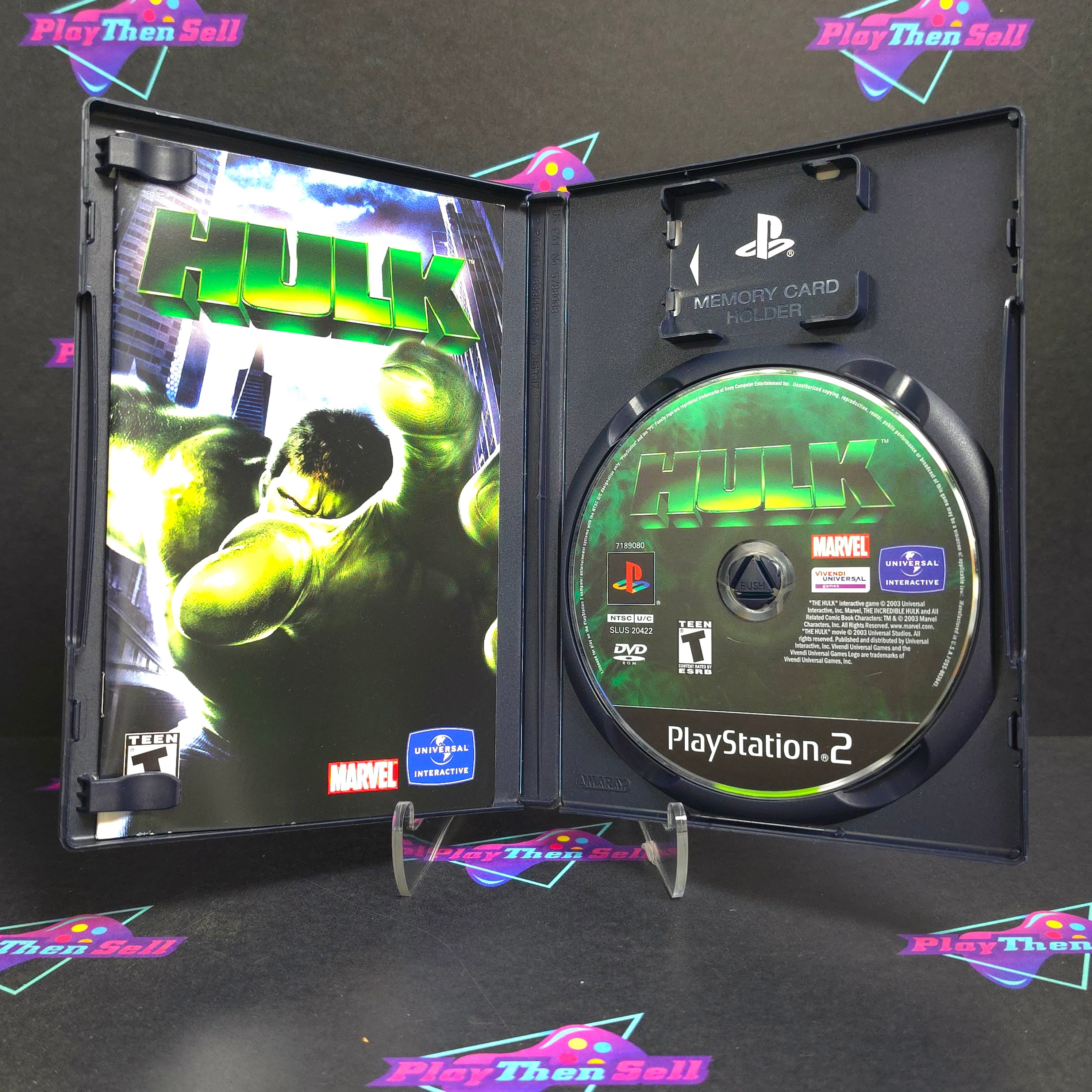 Hulk PS2 PlayStation 2 + Reg Card Complete - Very Good