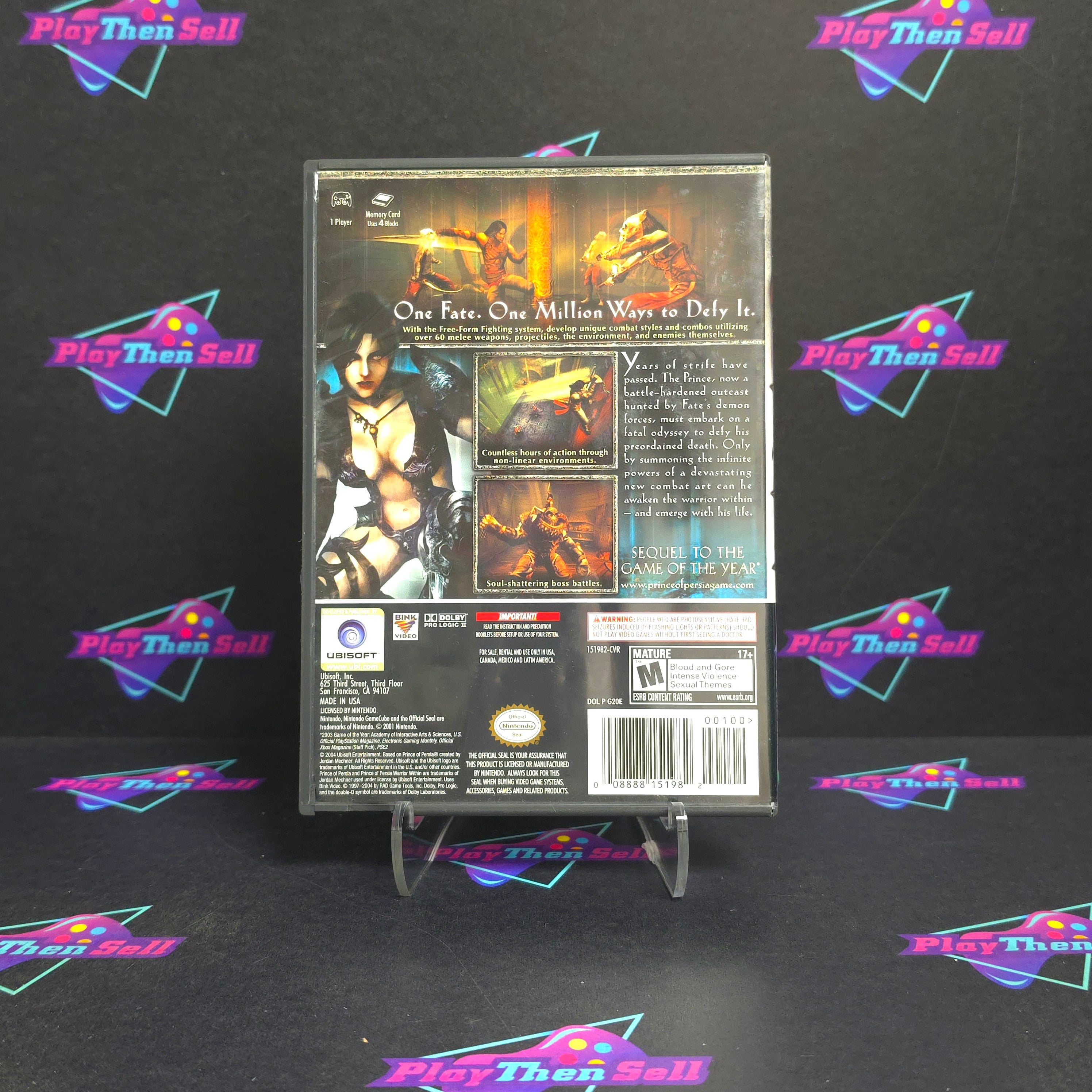 Prince of Persia Warrior Within Nintendo Gamecube - Very Good