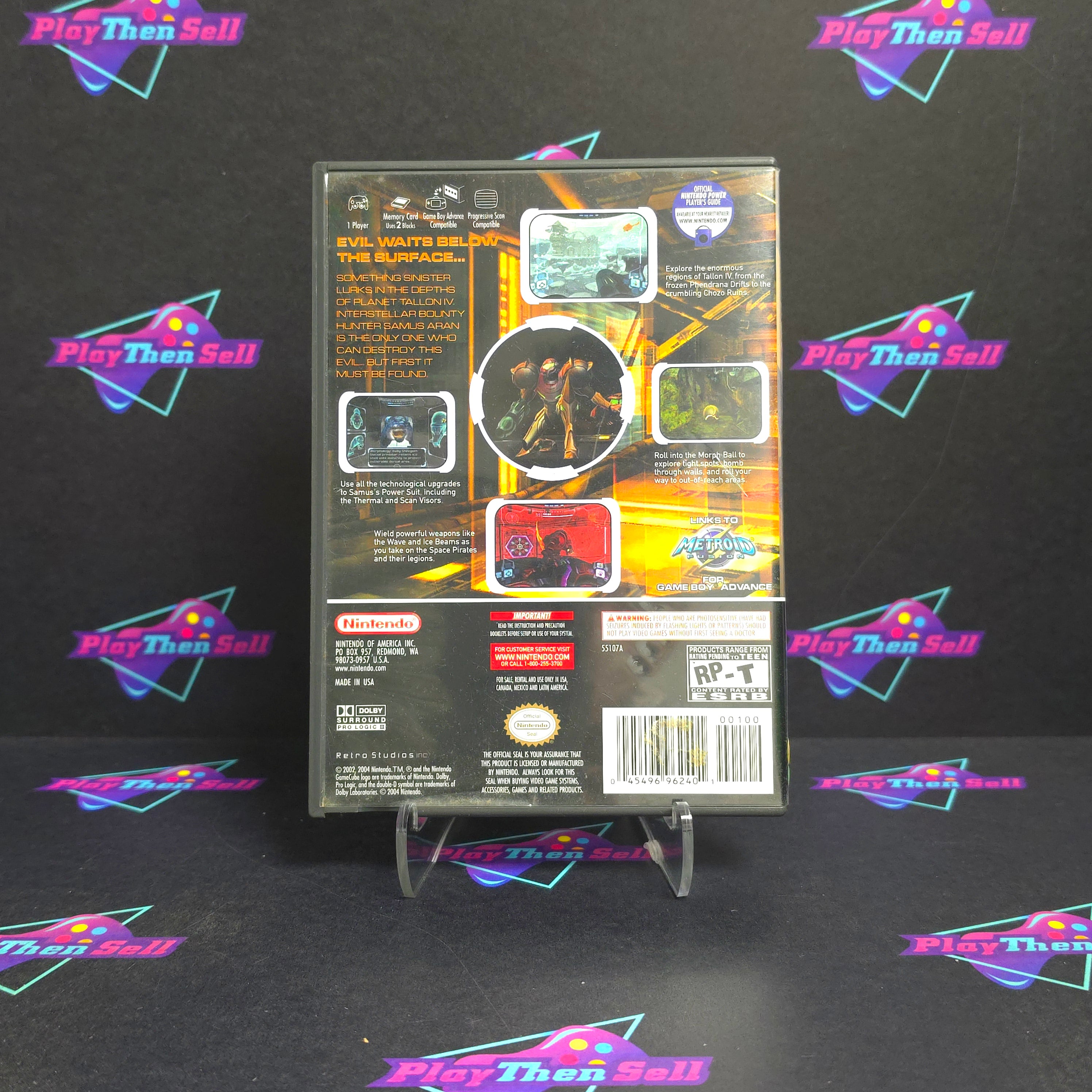Metroid Prime Nintendo Gamecube + Bonus Disc - Very Good