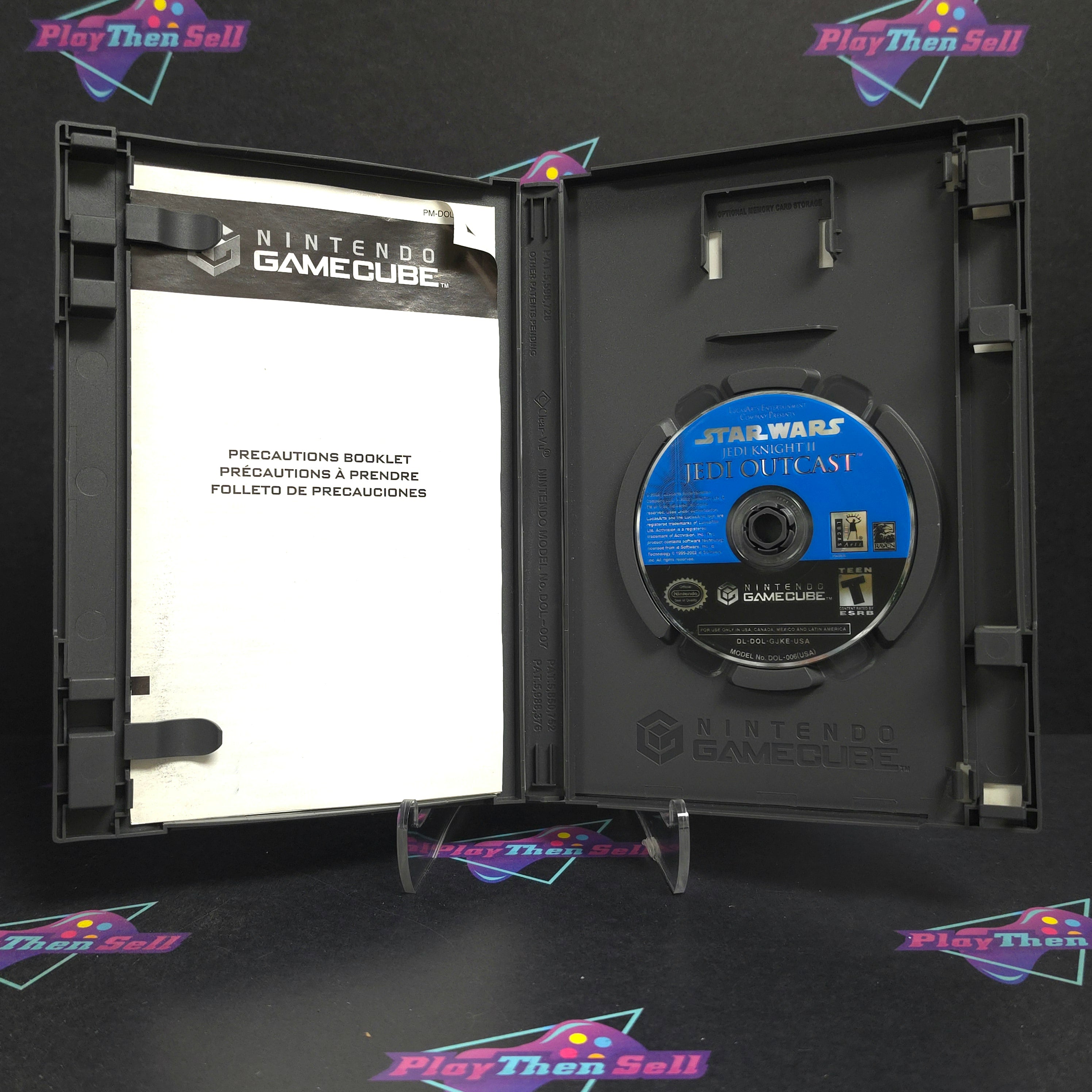 Star Wars Jedi Outcast Jedi Knight II (2) Nintendo Gamecube - Very Good
