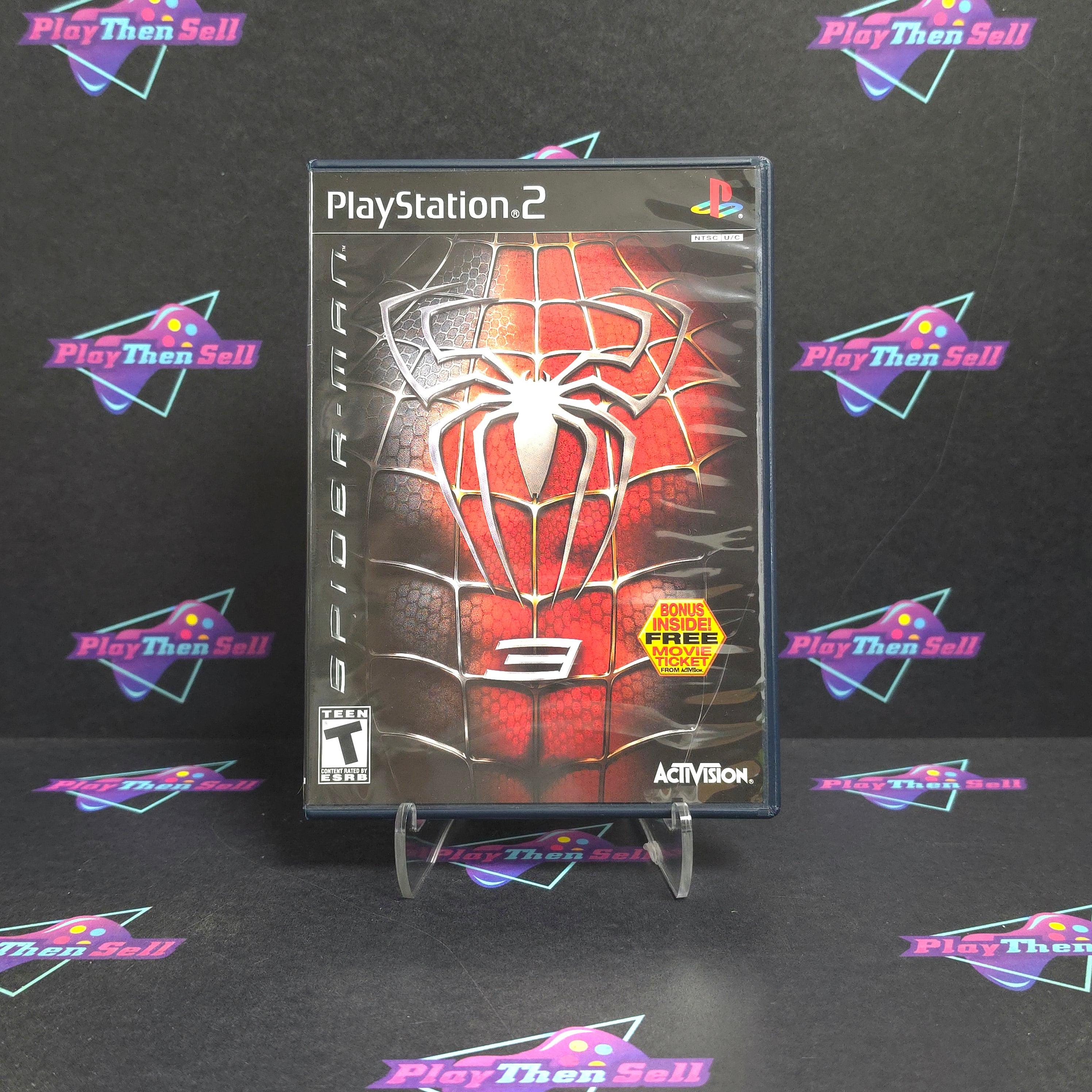 Spider-Man 3 PS2 PlayStation 2 + Ticket Complete - Excellent