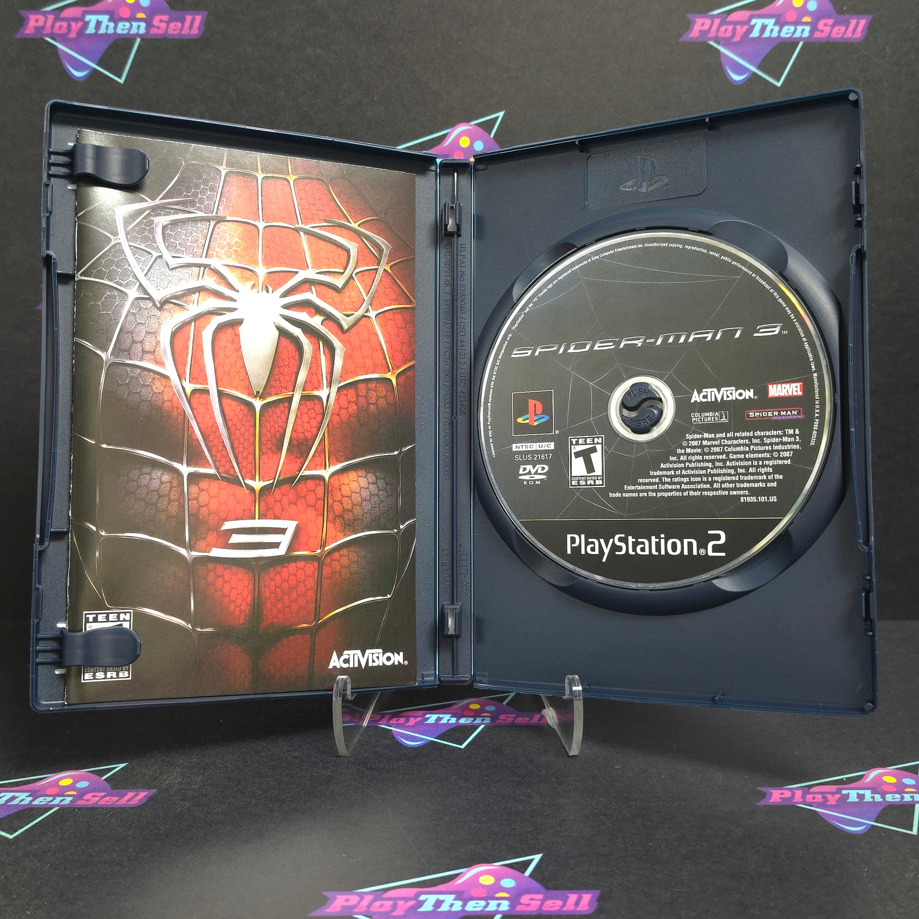 Spider-Man 3 PS2 PlayStation 2 + Ticket Complete - Excellent