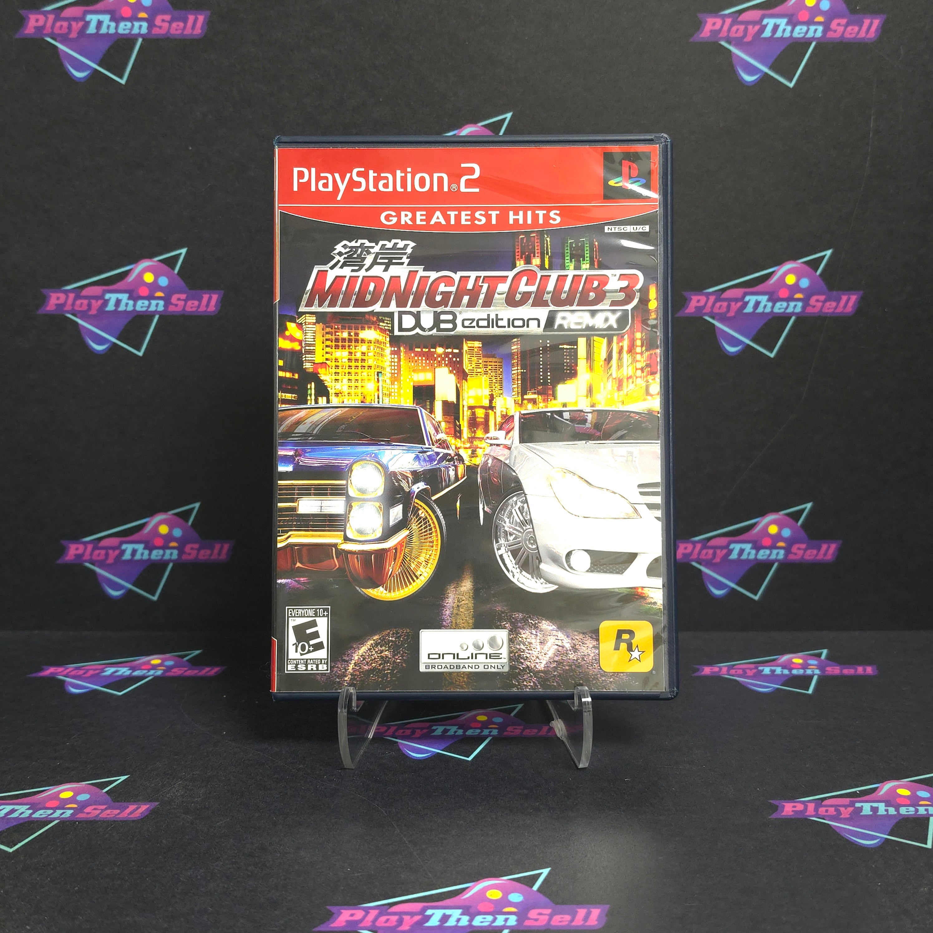 Midnight Club 3 DUB Edition Remix PS2 PlayStation 2 GH + Reg CIB - Excellent
