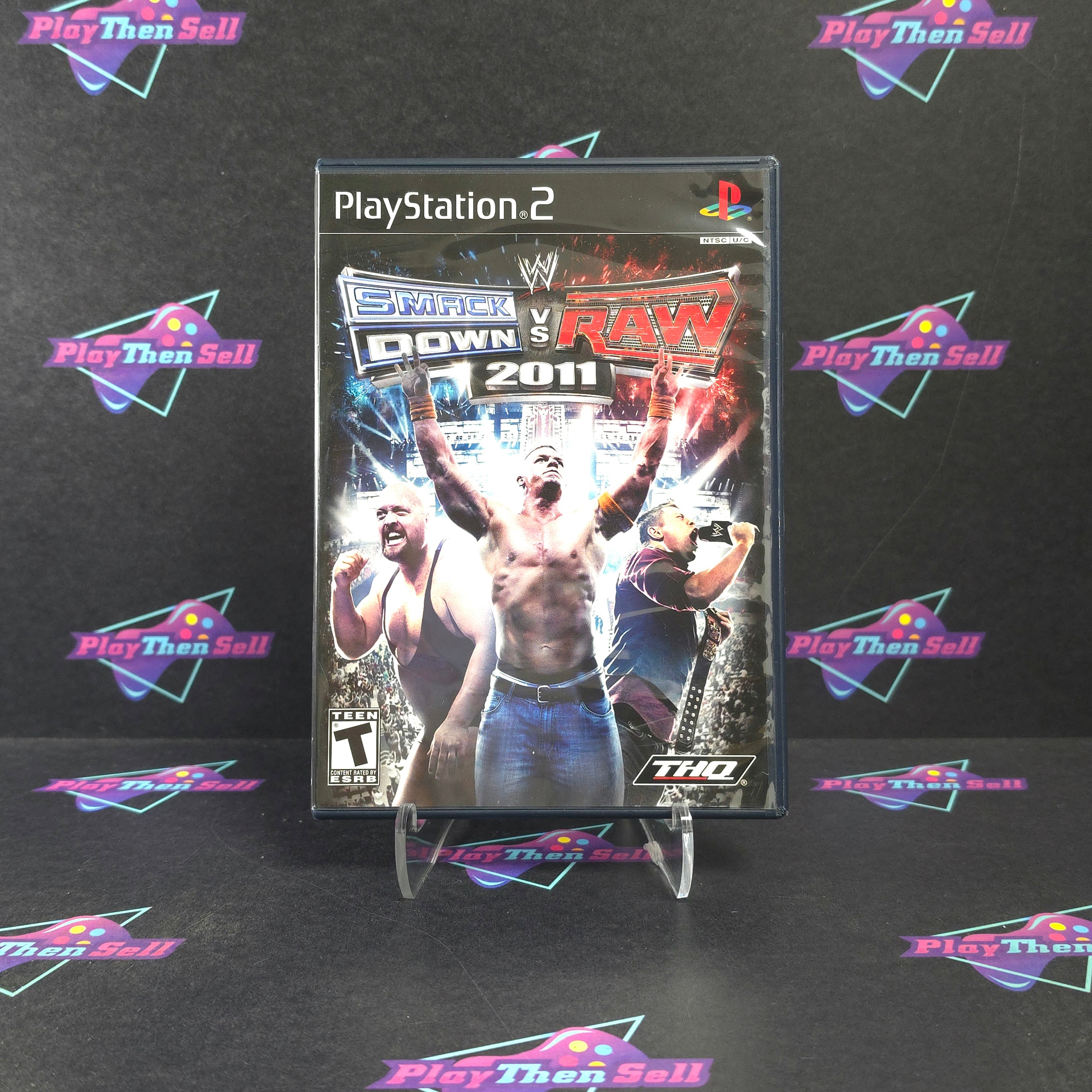 WWE SmackDown vs Raw 2011 PS2 PlayStation 2 Complete - Excellent