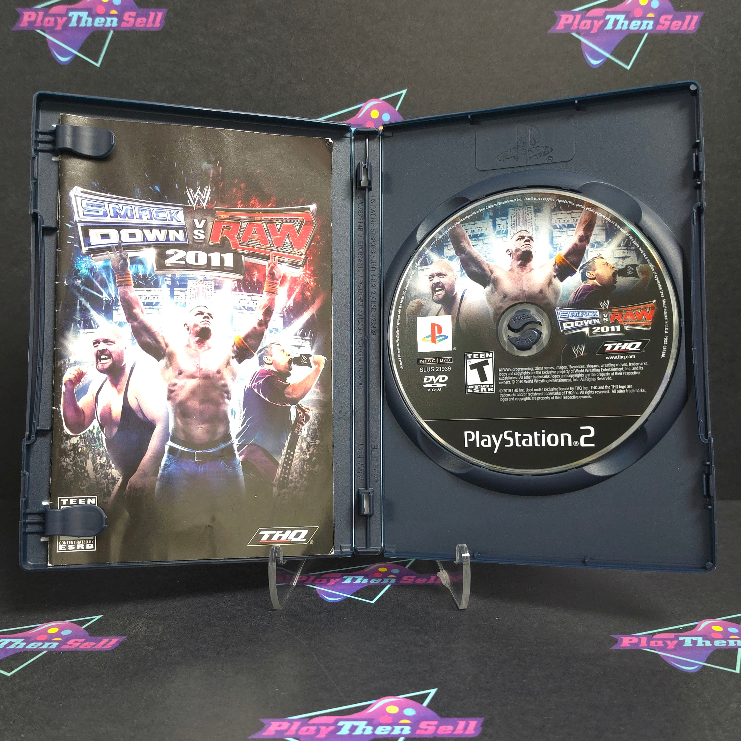 WWE SmackDown vs Raw 2011 PS2 PlayStation 2 Complete - Excellent
