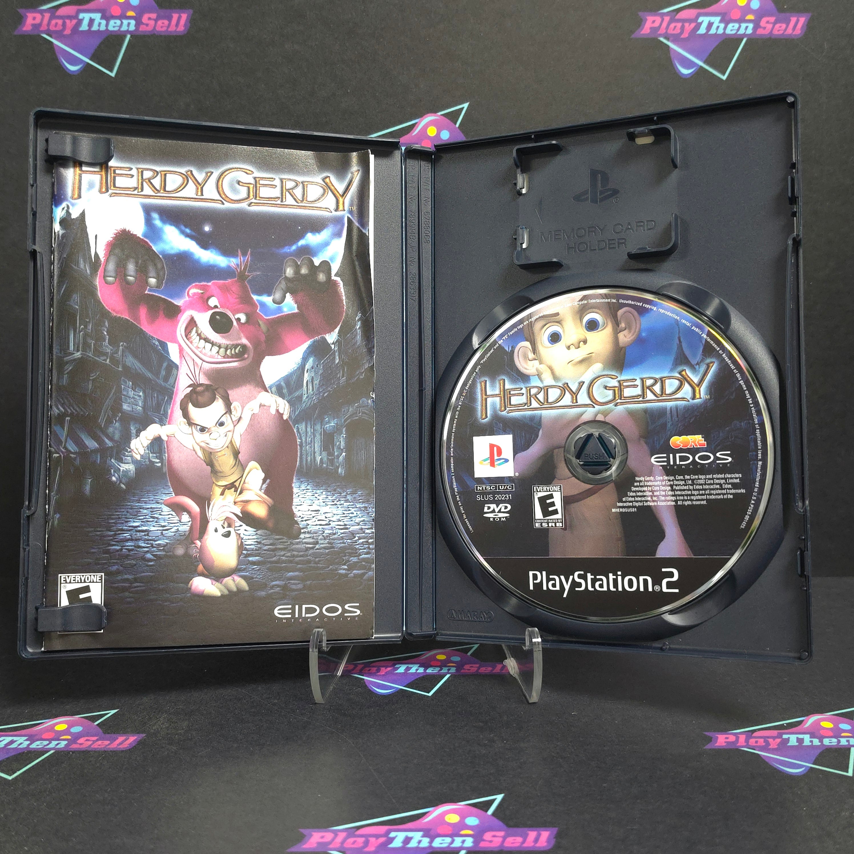 Herdy Gerdy PS2 PlayStation 2 + Reg Card Complete - Very Good