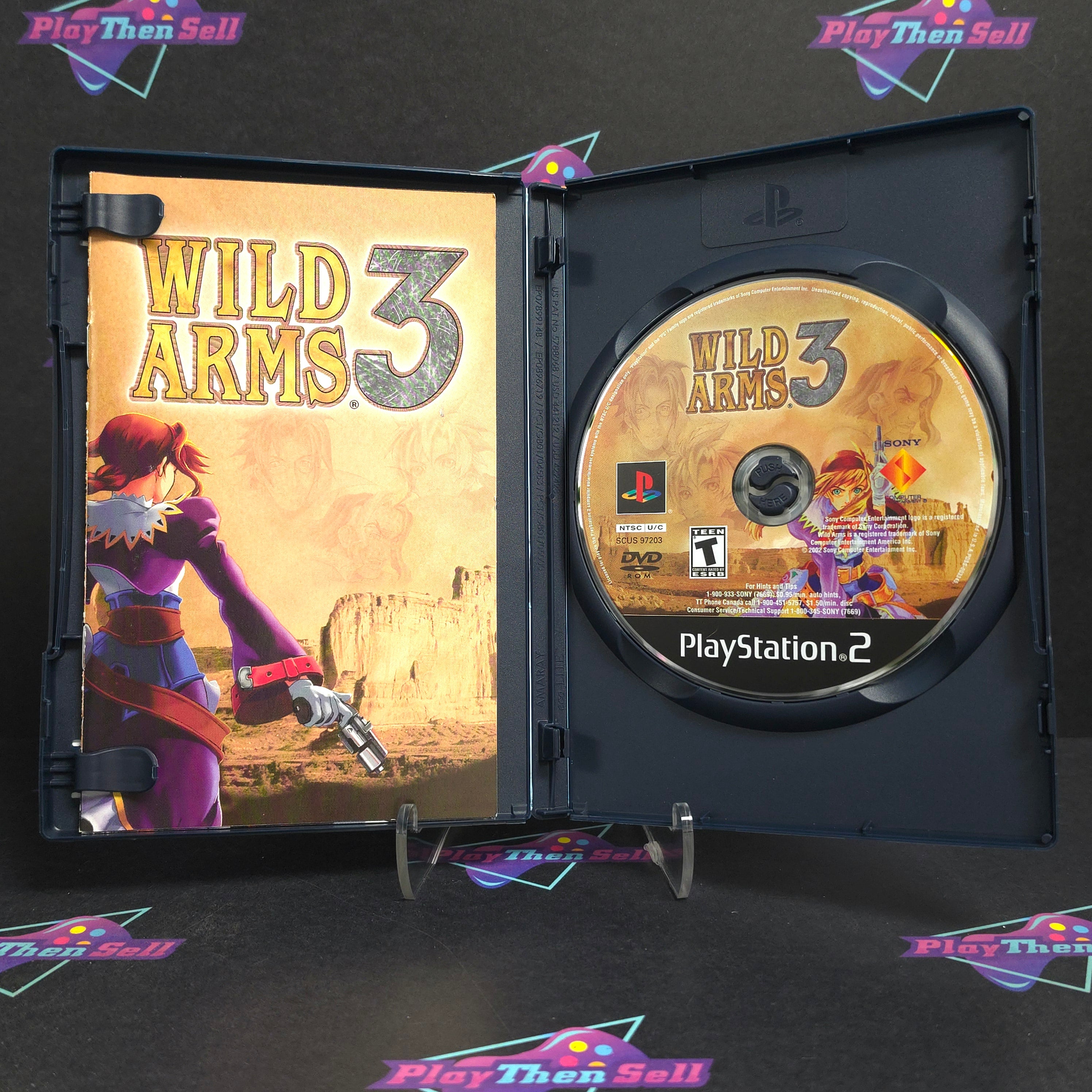Wild Arms 3 PS2 PlayStation 2 + Reg Complete - Excellent