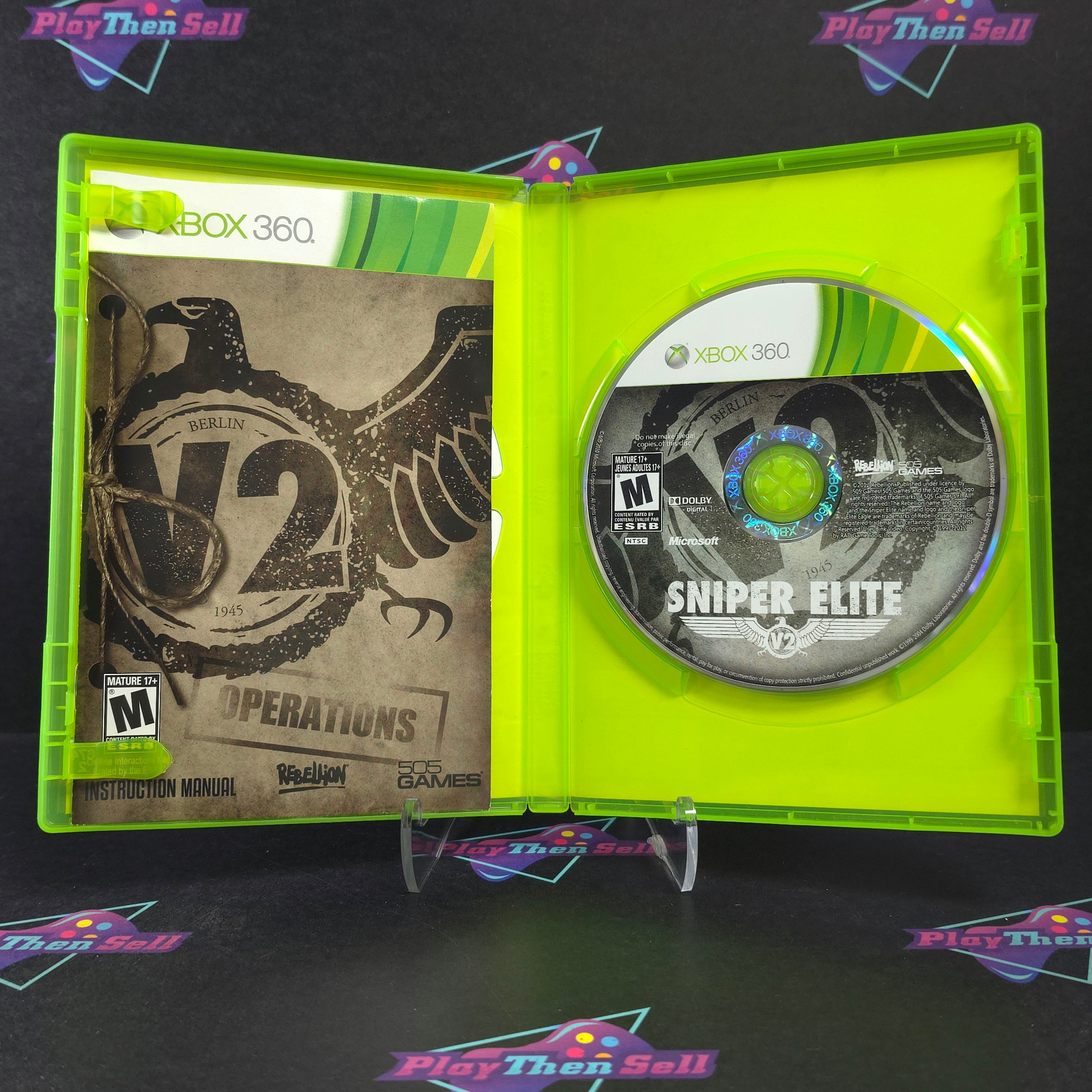 Sniper Elite V2 Xbox 360 Complete - Very Good