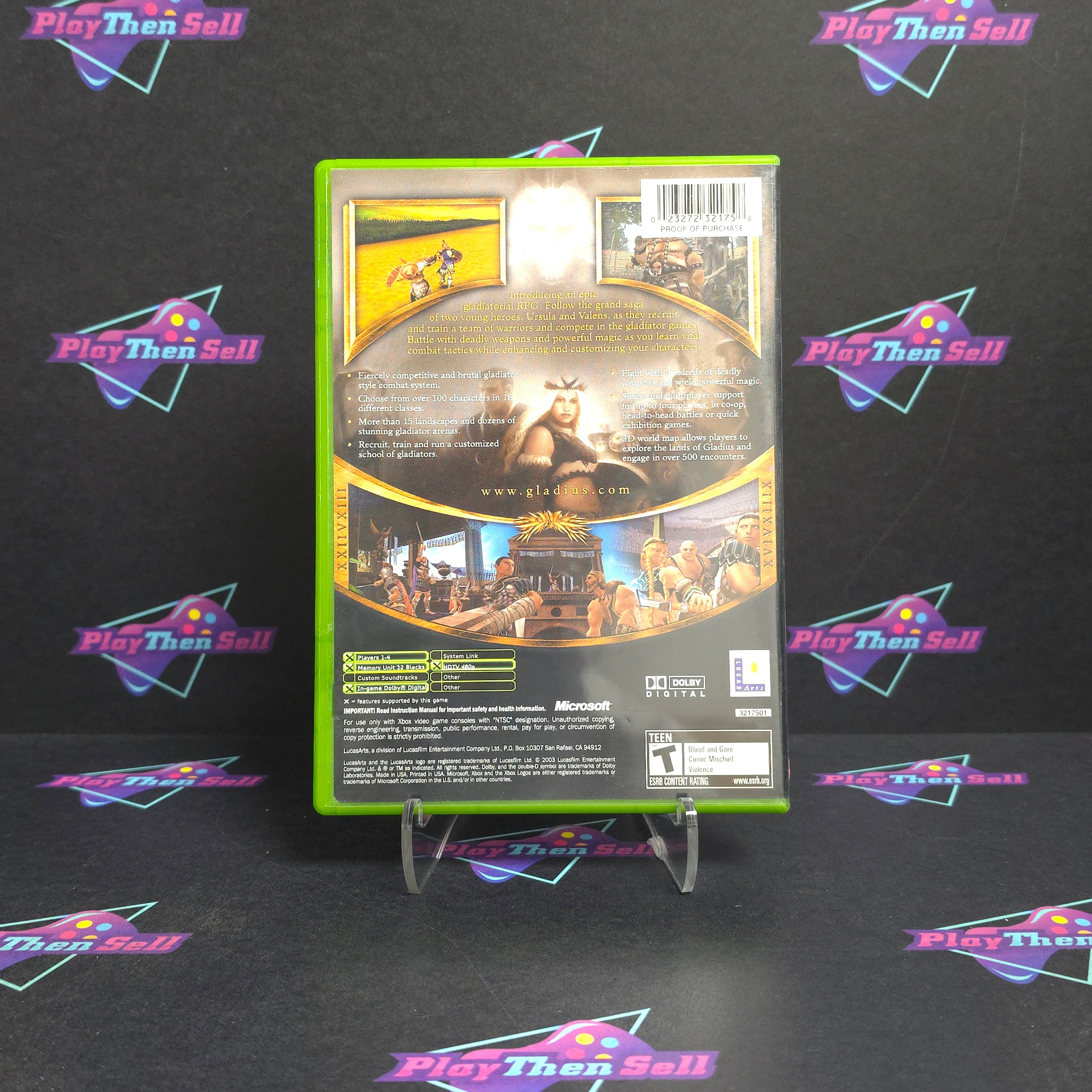 Gladius Xbox Complete - Very Good