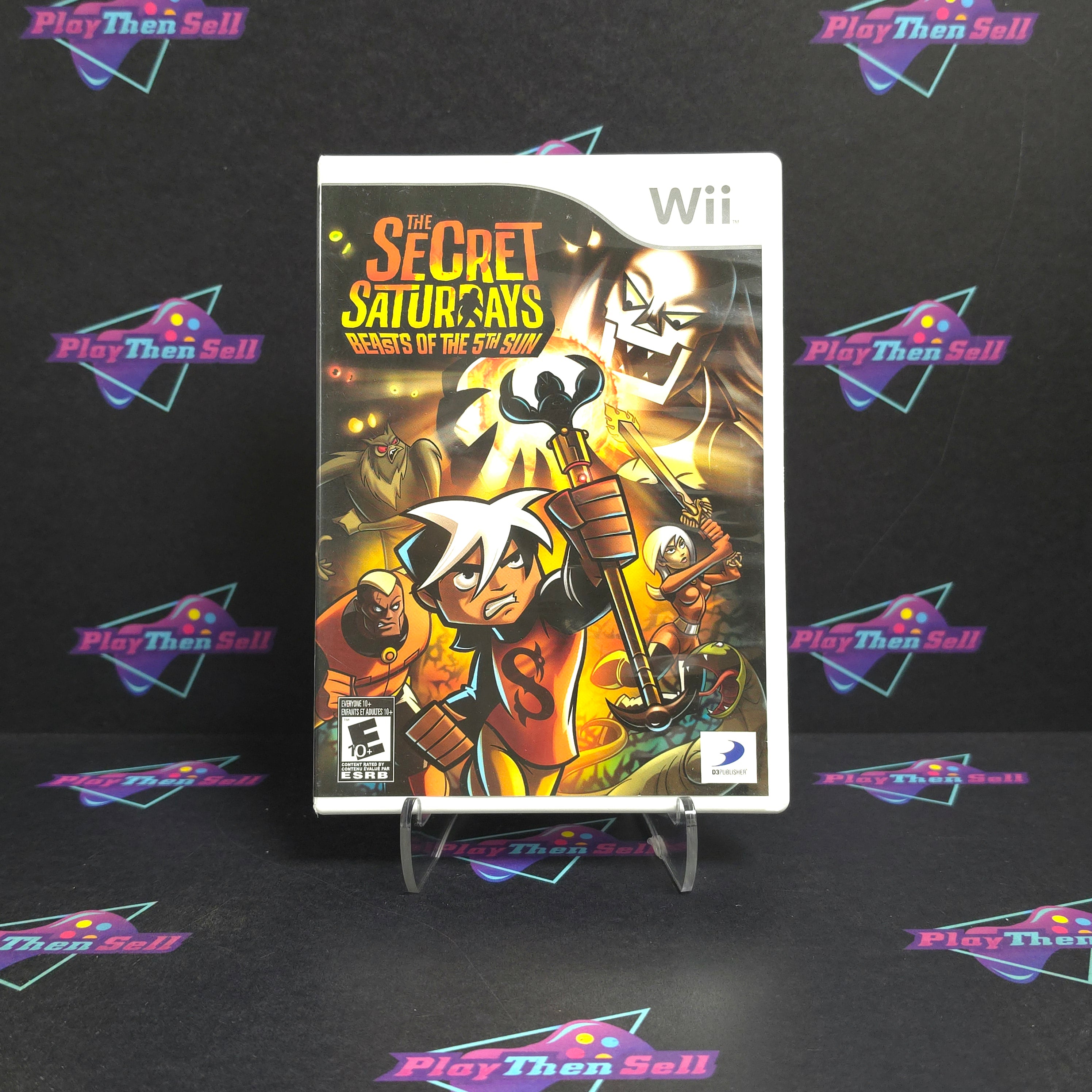 The Secret Saturdays Beasts of the 5th Sun Nintendo Wii Complete - Very Good