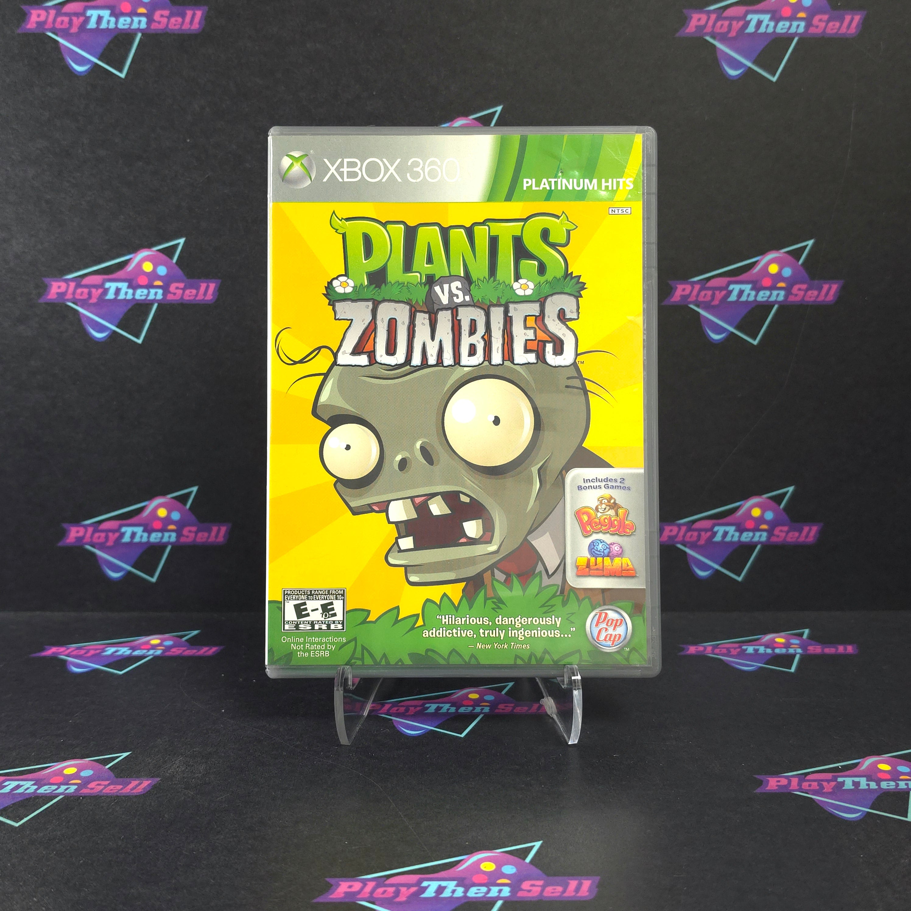 Plants vs. Zombies Xbox 360 PH Complete - Very Good