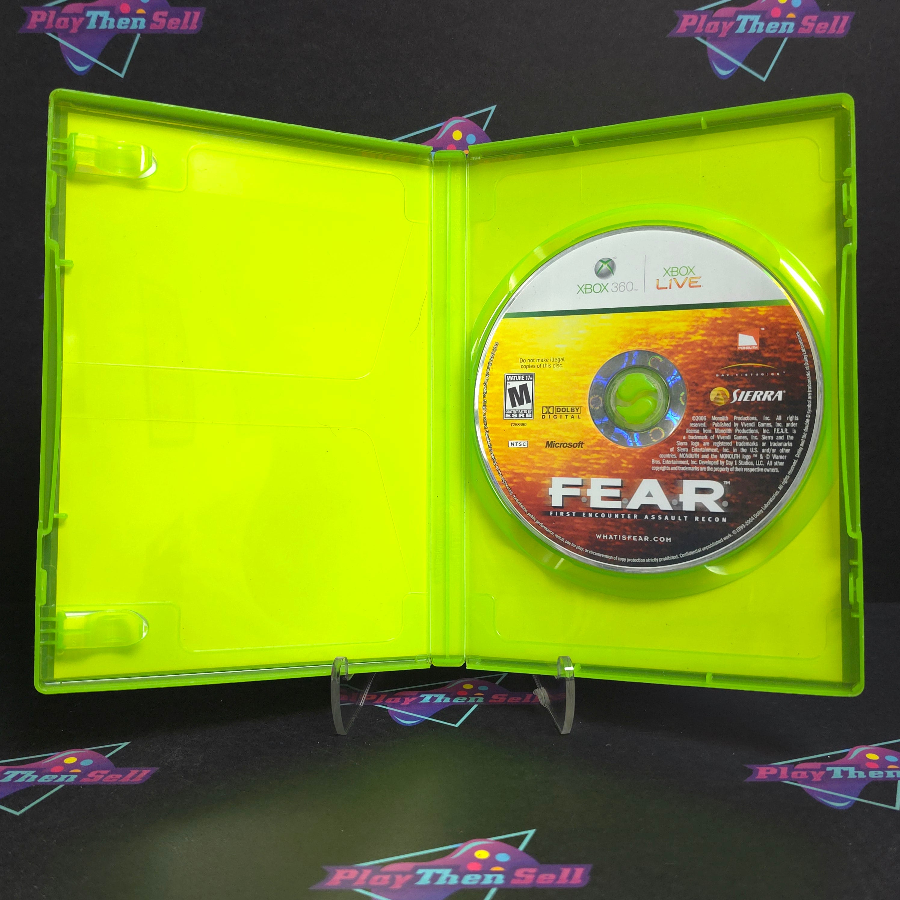 F.E.A.R. First Encounter Assault Recon Xbox 360 - Very Good