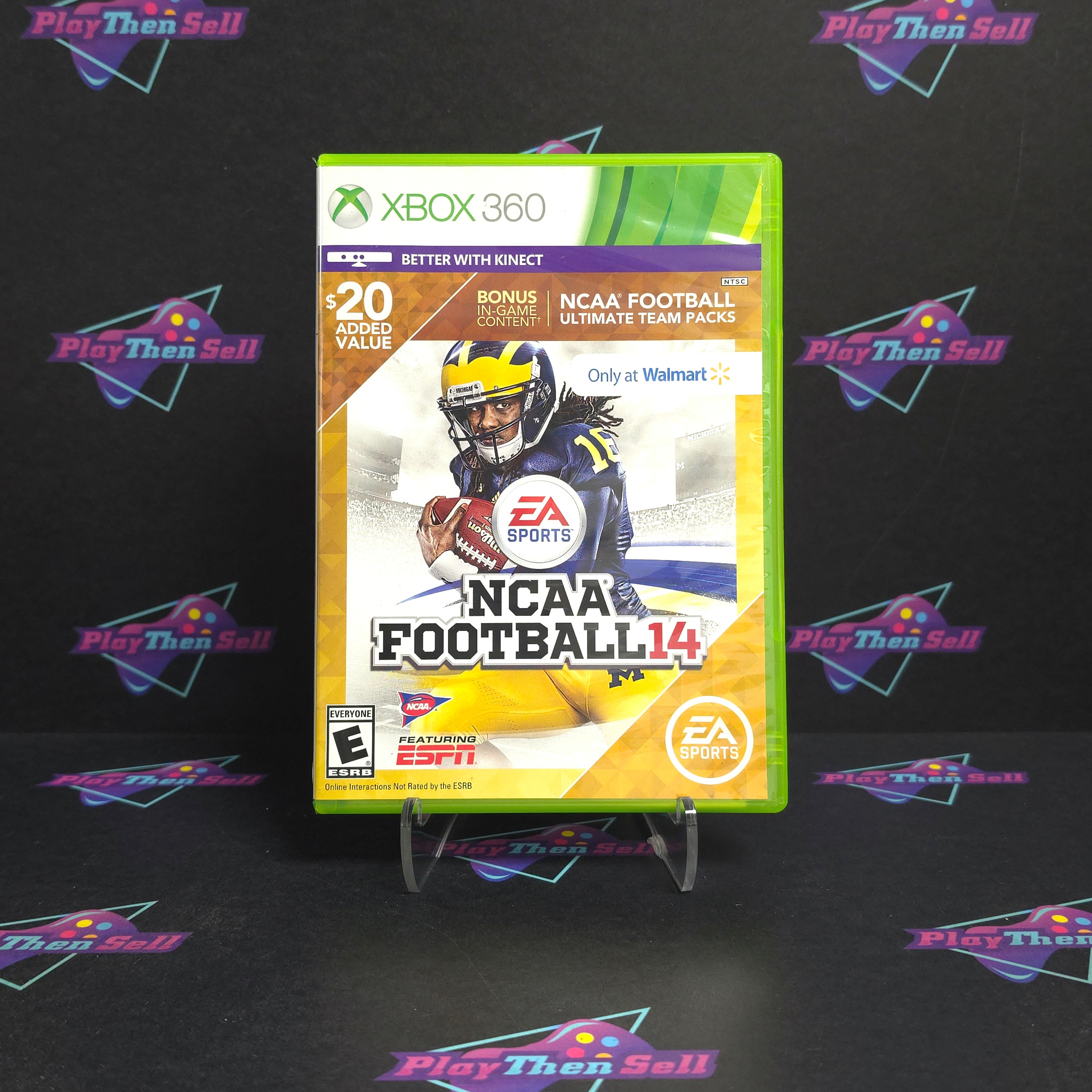 NCAA Football 14 Xbox Walmart Edition Complete - Excellent