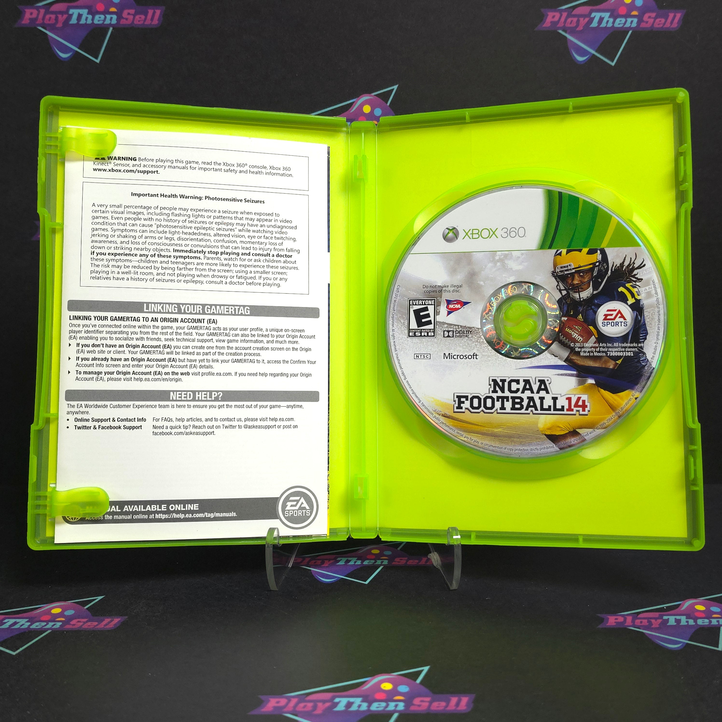 NCAA Football 14 Xbox Walmart Edition Complete - Excellent