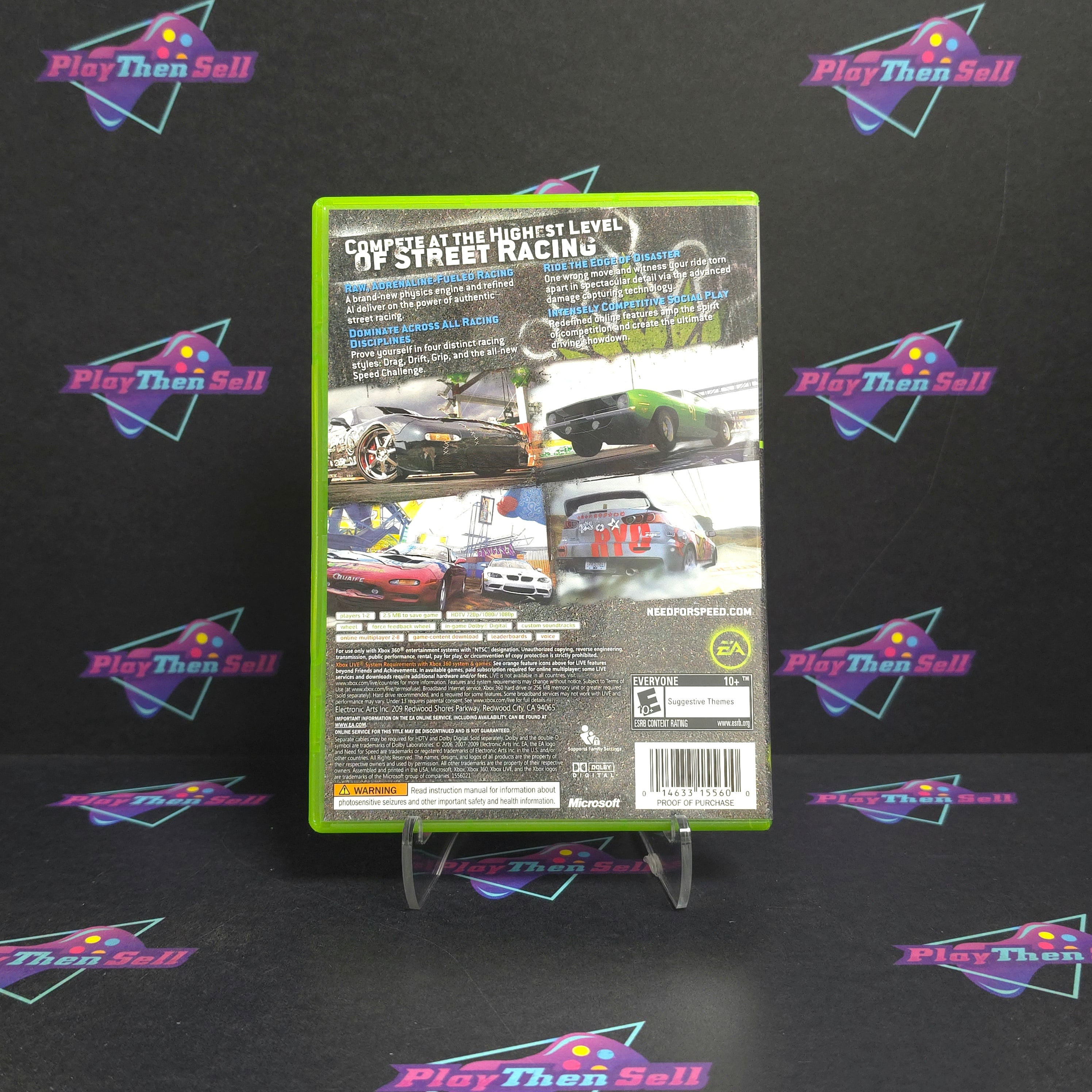 Need for Speed Pro Street Xbox 360 PH Complete - Excellent