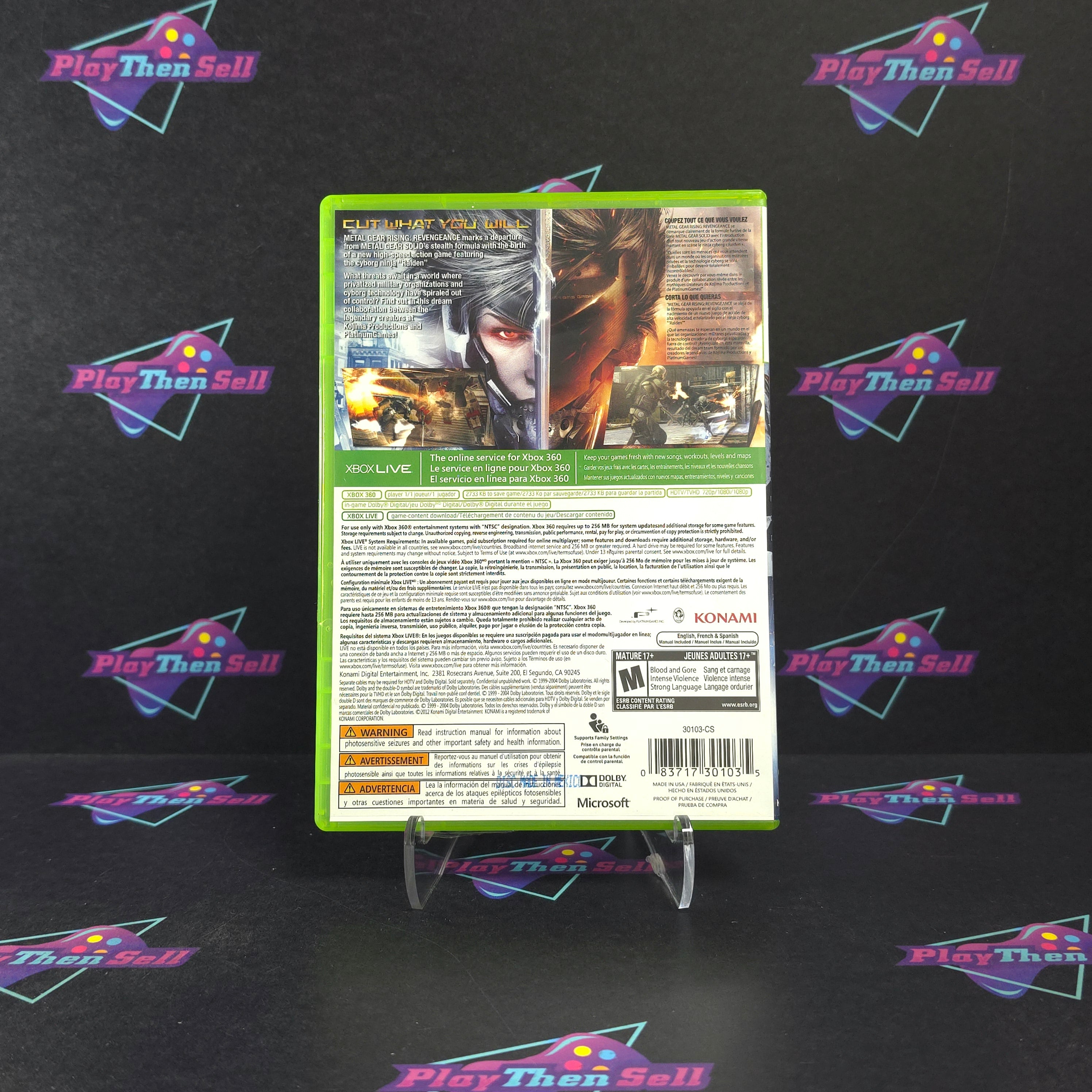 Metal Gear Rising Revengeance Xbox 360 - Very Good