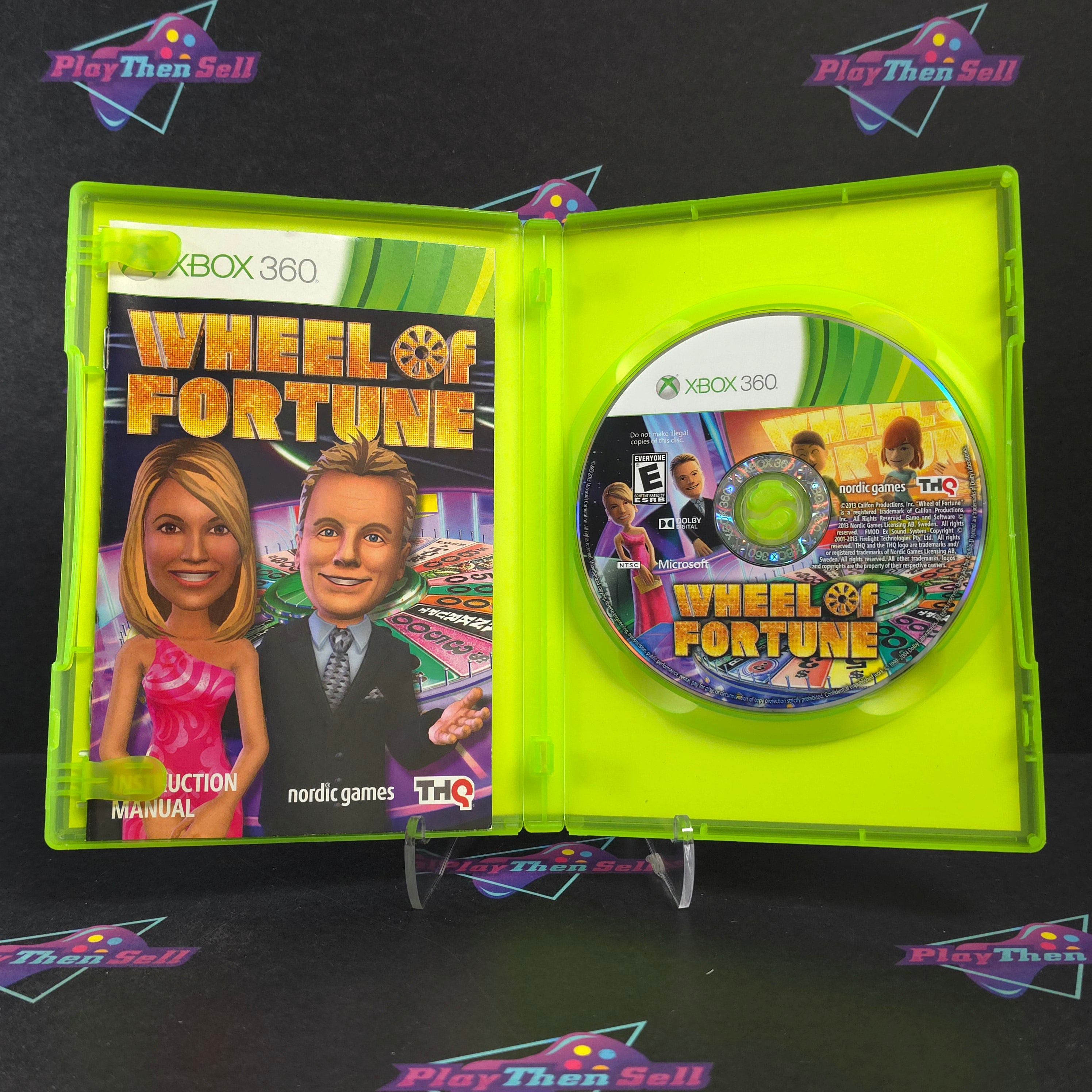 Wheel of Fortune Xbox 360 Alt. Art Complete - Excellent