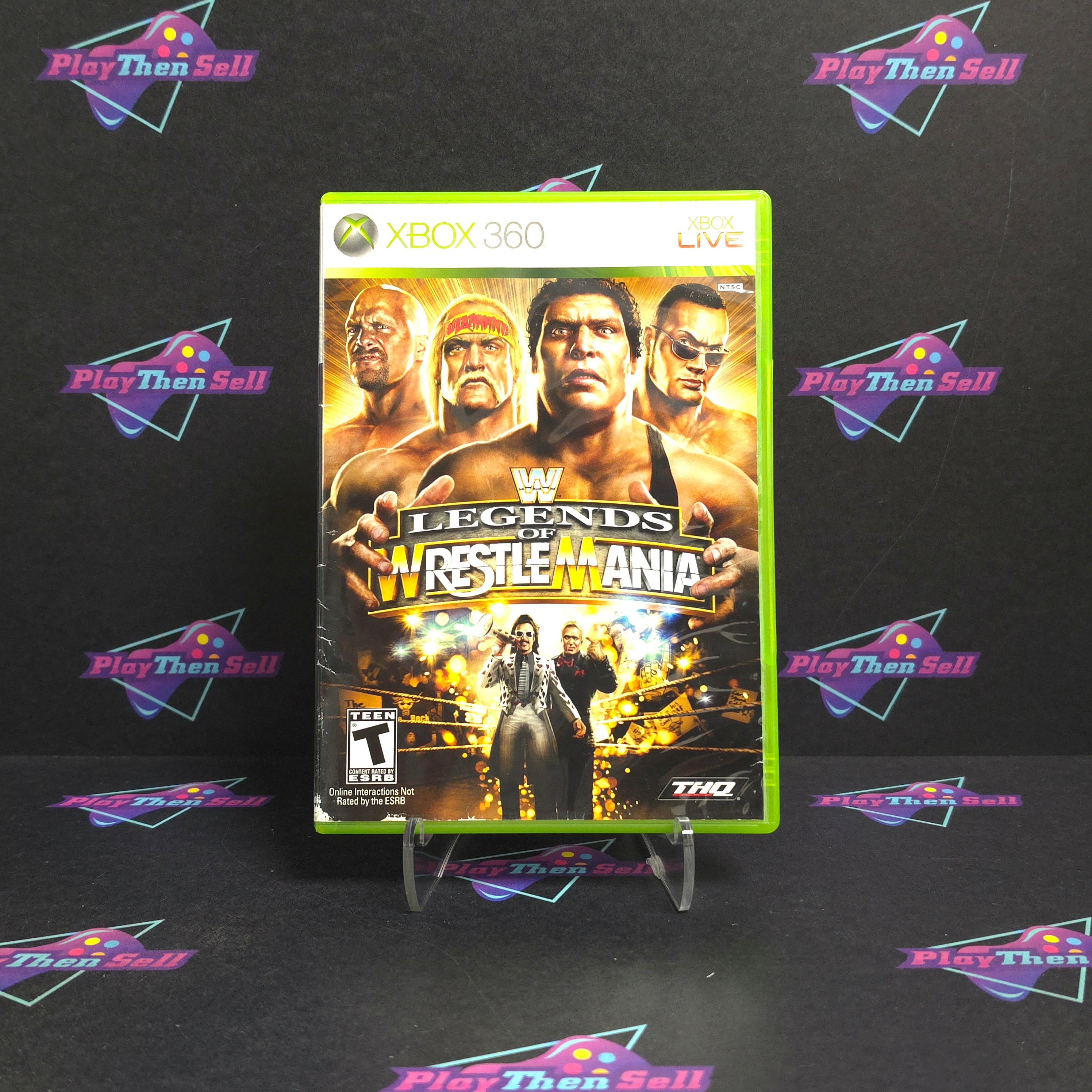 WWE Legends of WrestleMania Xbox 360 Complete - Very Good