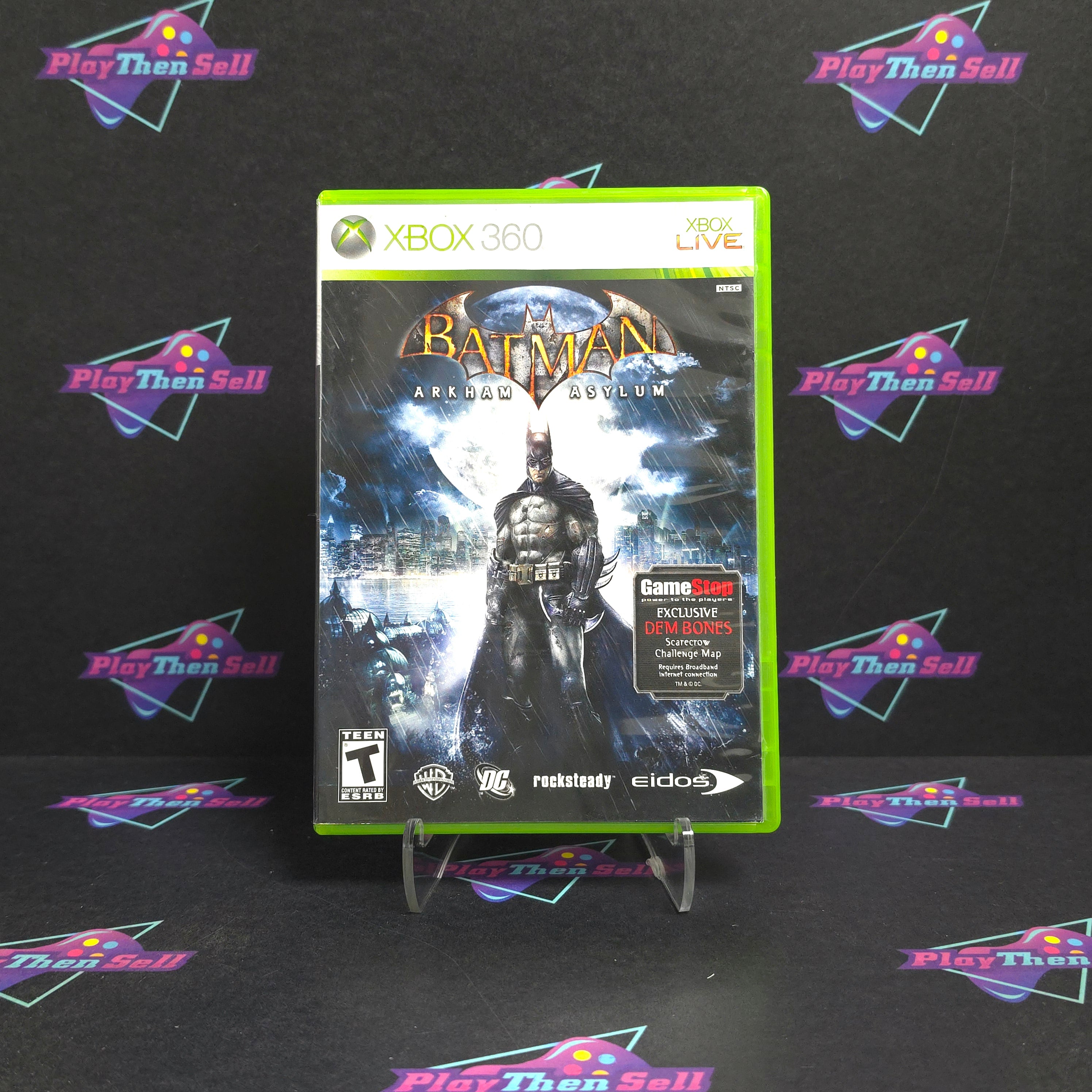 Batman Arkham Asylum GameStop Exclusive Xbox 360 Complete - Very Good