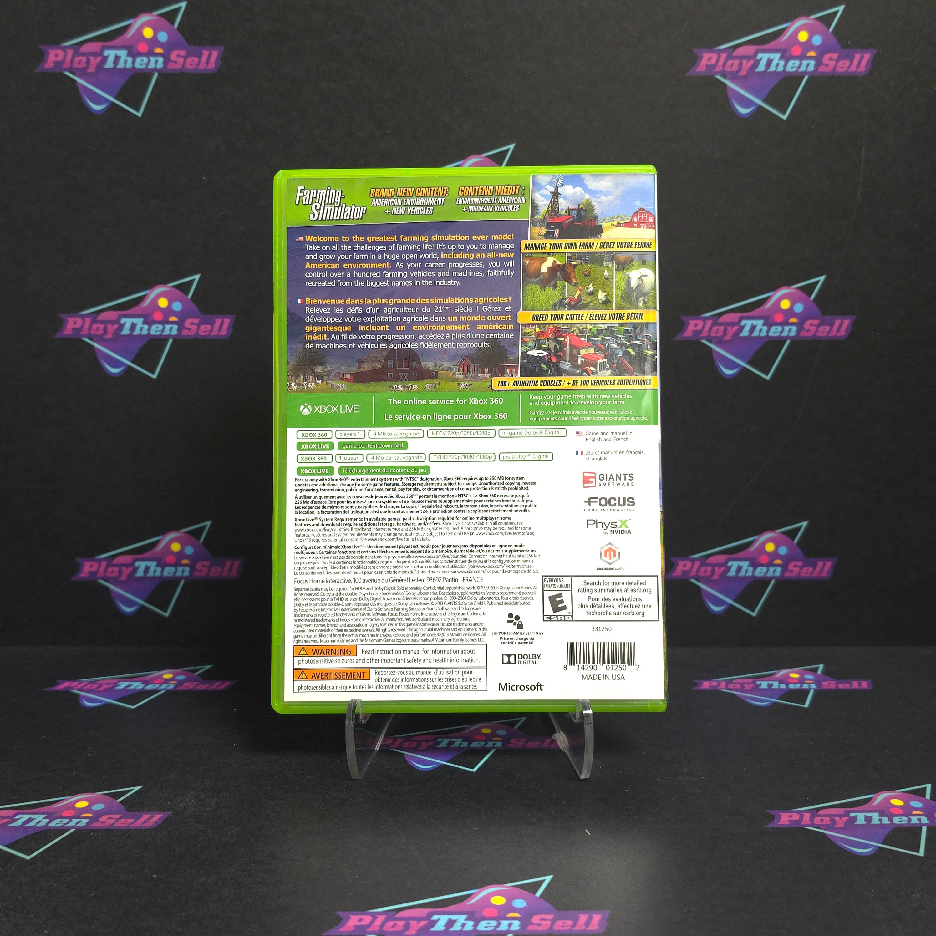 Farming Simulator Xbox 360 Complete - Excellent